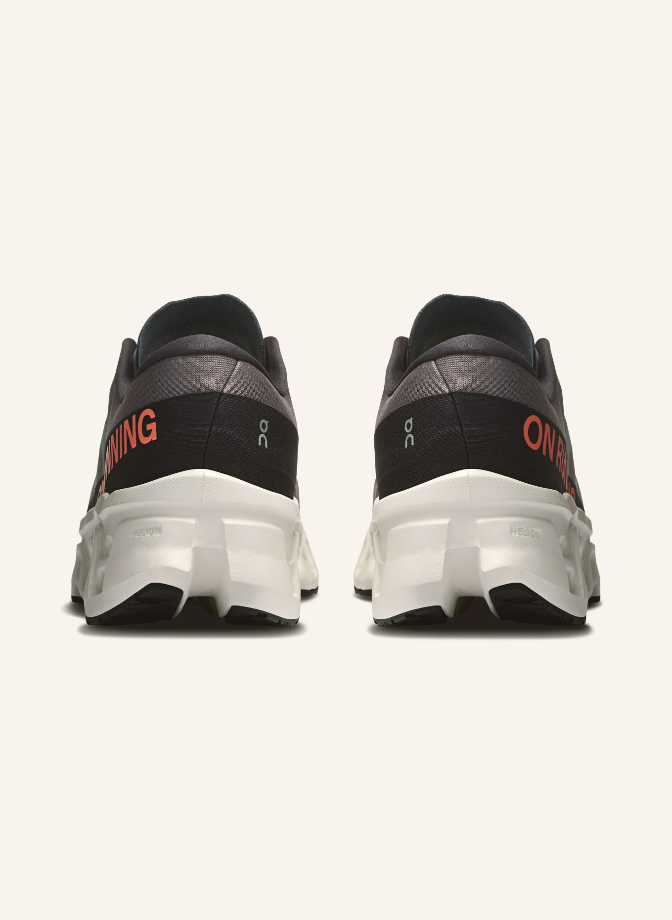 On Hardloopschoenen CLOUDMONSTER 3: DONKERGRIJS / ORANJE / ZWART