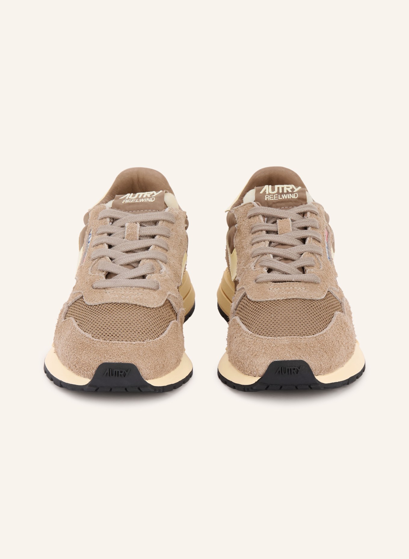 AUTRY Sneaker REELWIND LOW UT: TAUPE / ECRU