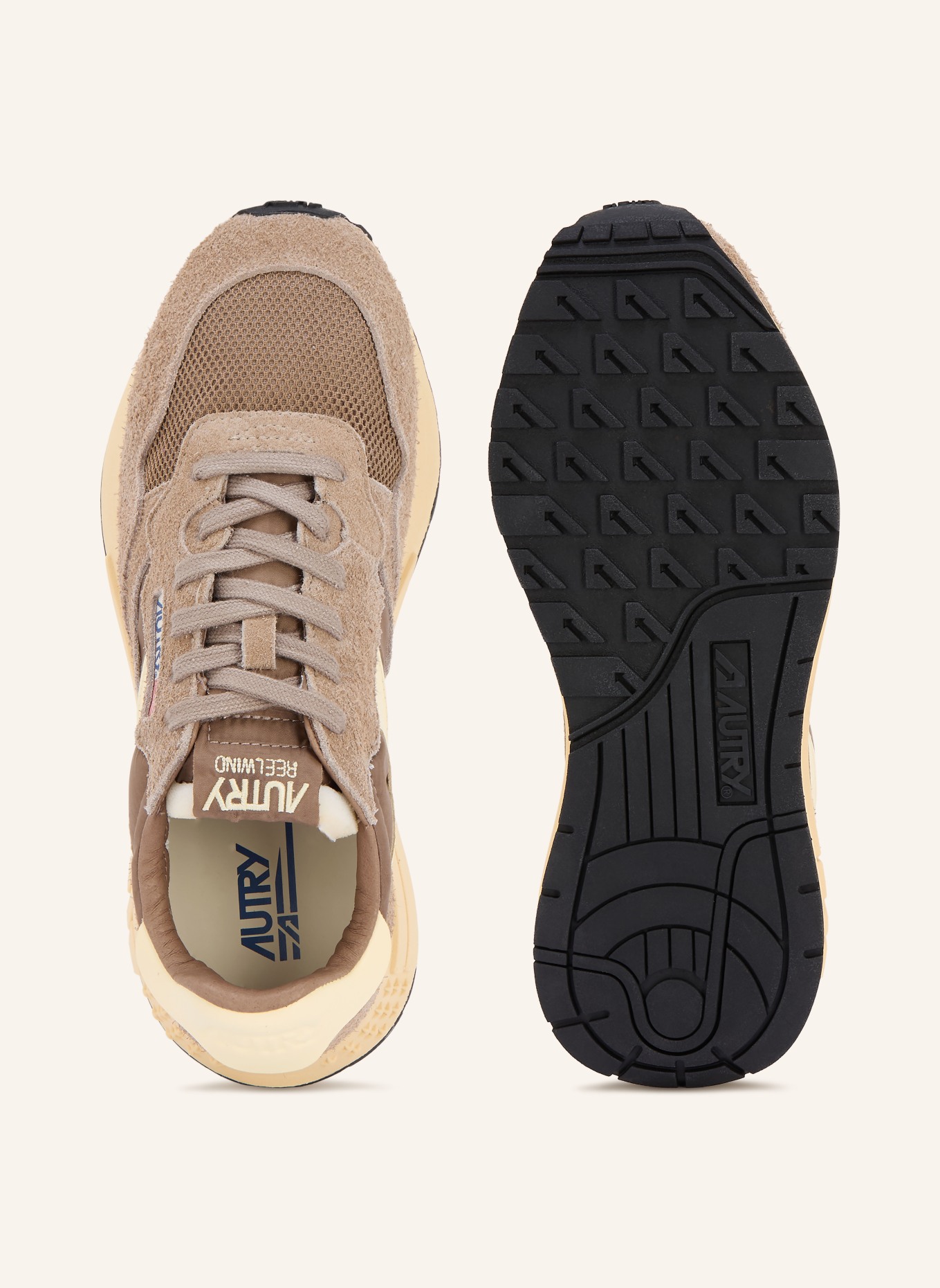AUTRY Sneaker REELWIND LOW UT: TAUPE / ECRU