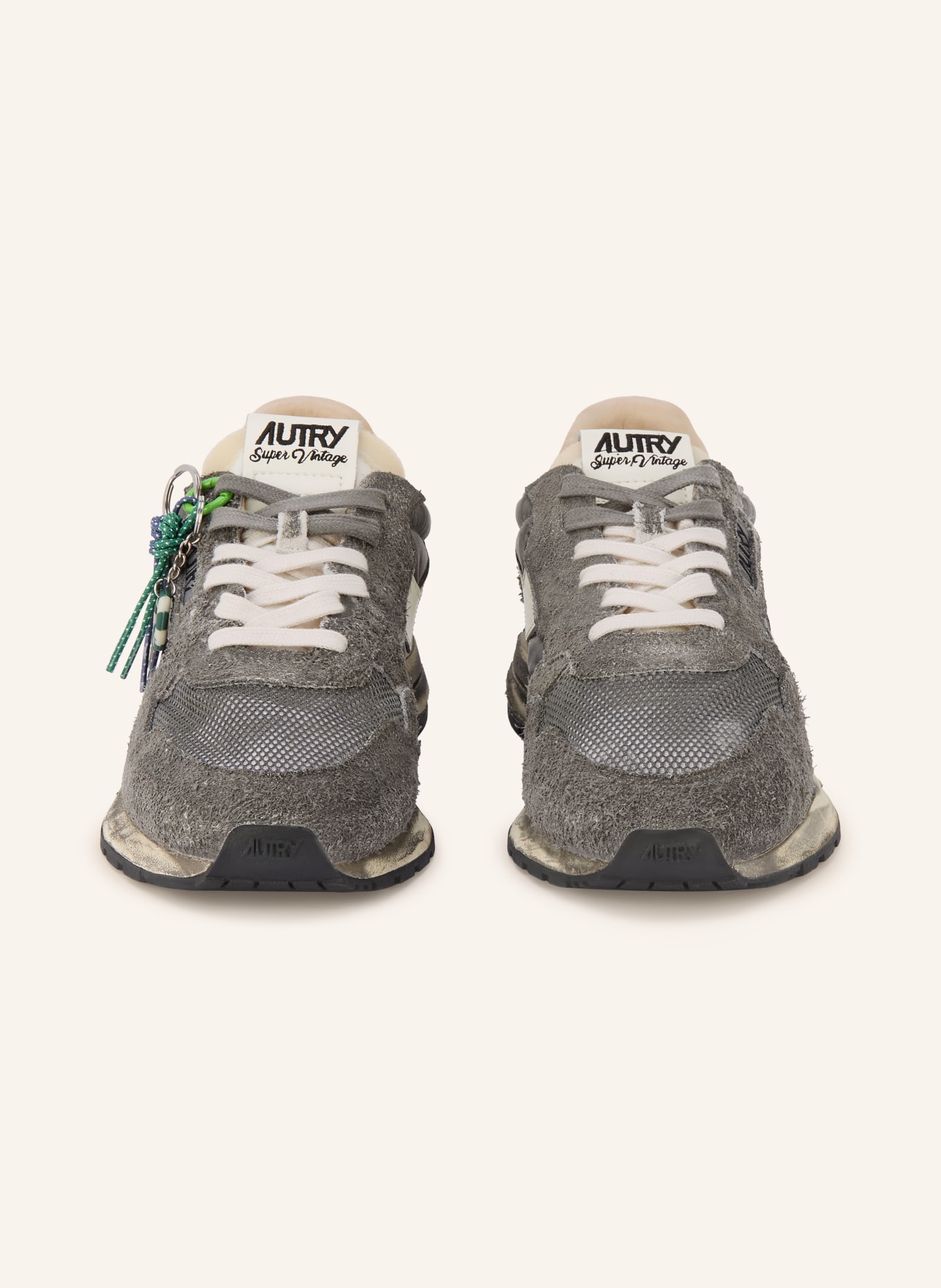 AUTRY Tenisky REELWIND SUPERVINTAGE YS: TMAVĚ ŠEDÁ / KRÉMOVÁ