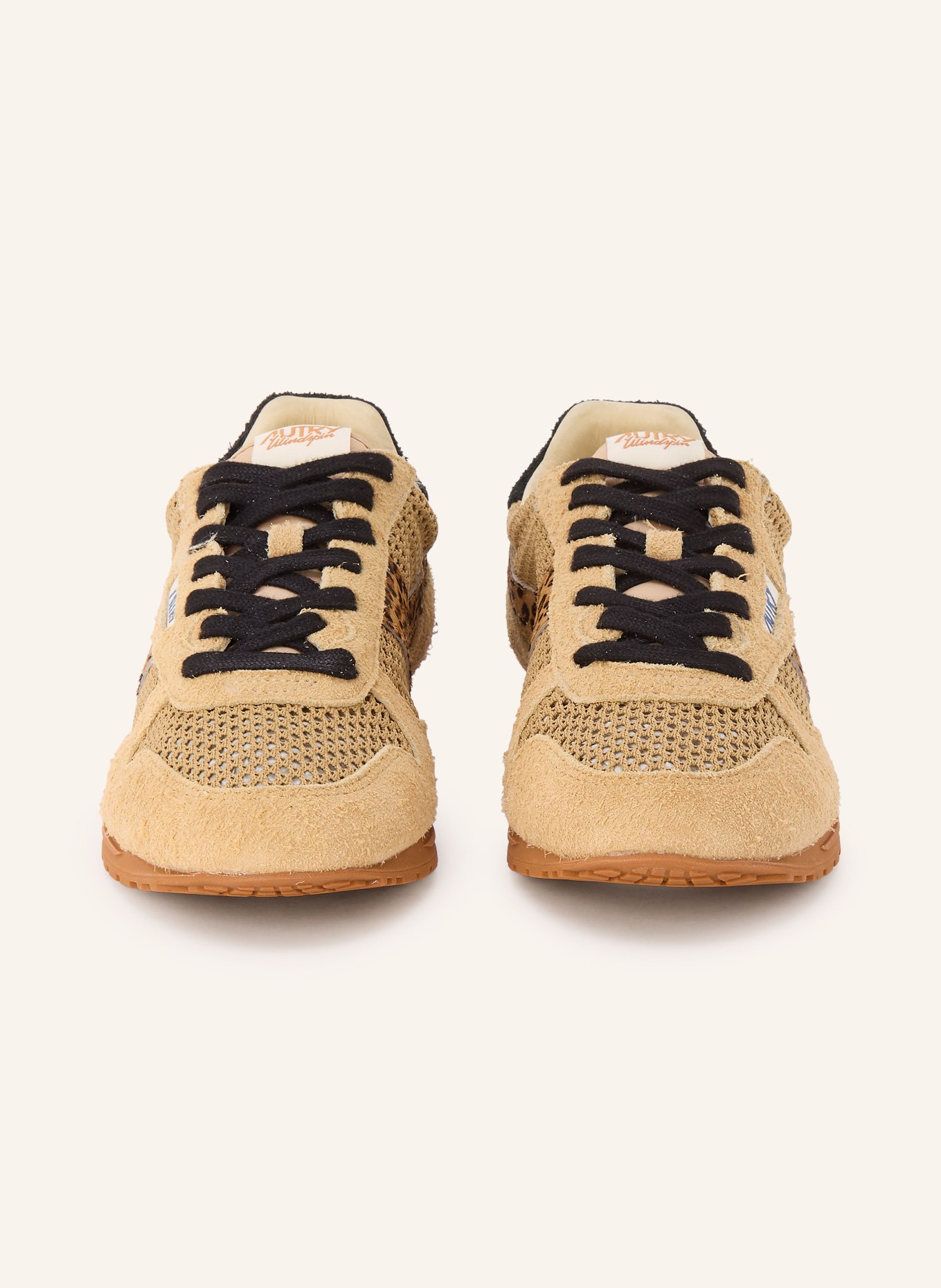 AUTRY Baskets WINDSPIN: BEIGE / MARRON / NOIR