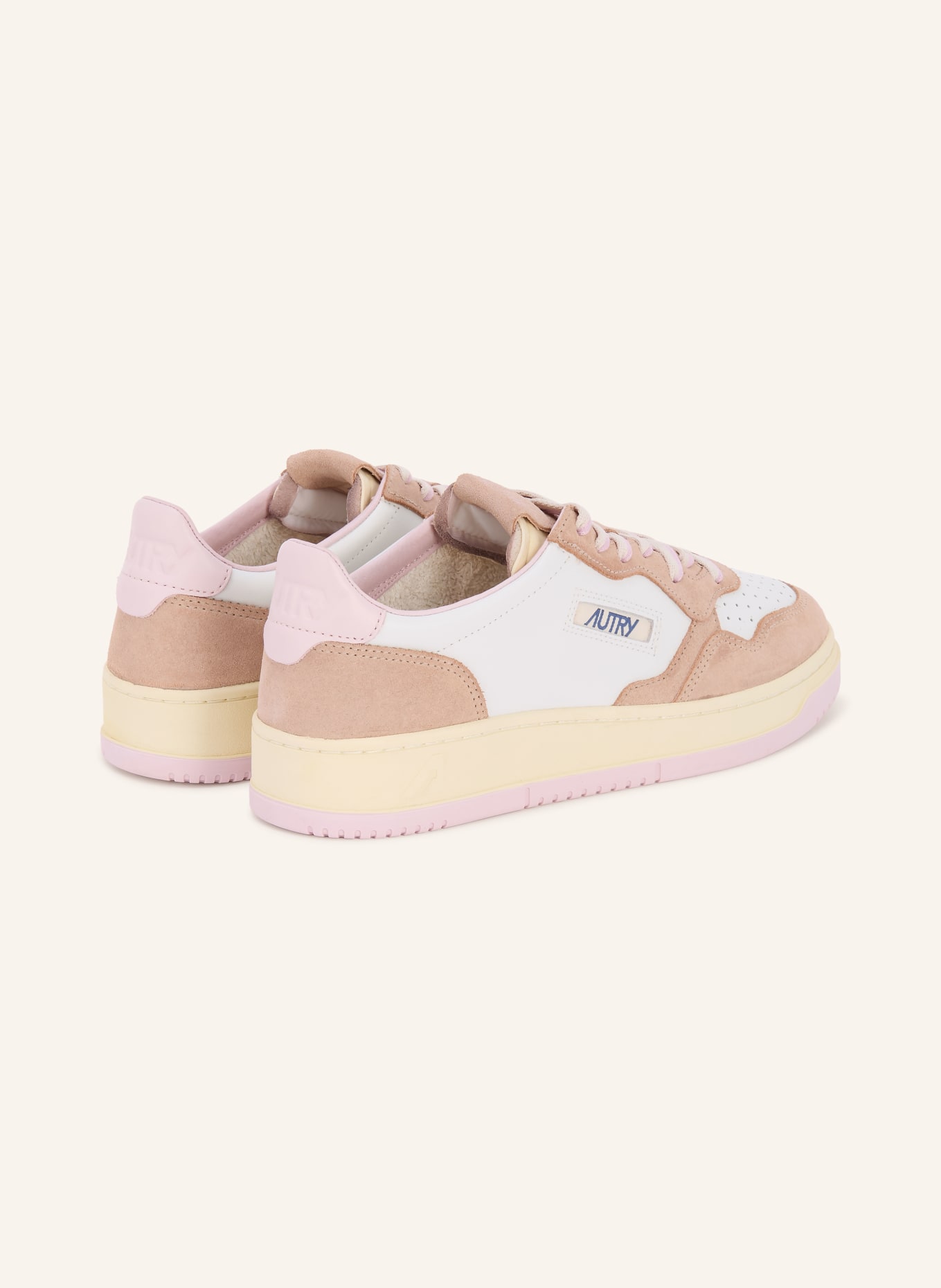 AUTRY Sneaker MEDALIST LOW BW: ALTROSA / WEISS