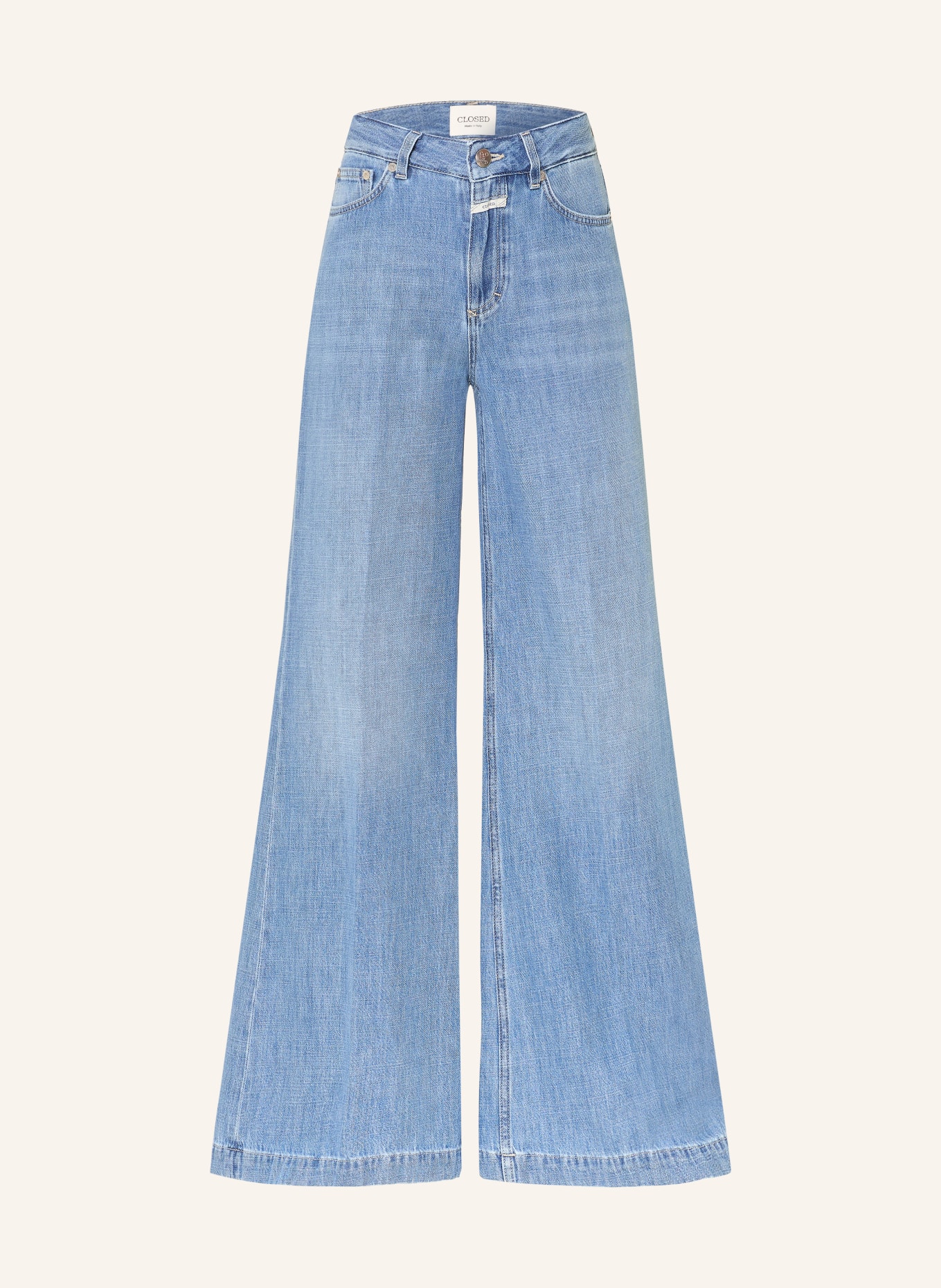 CLOSED Wide Leg Jeans GLOW UP: MBL MID BLUE