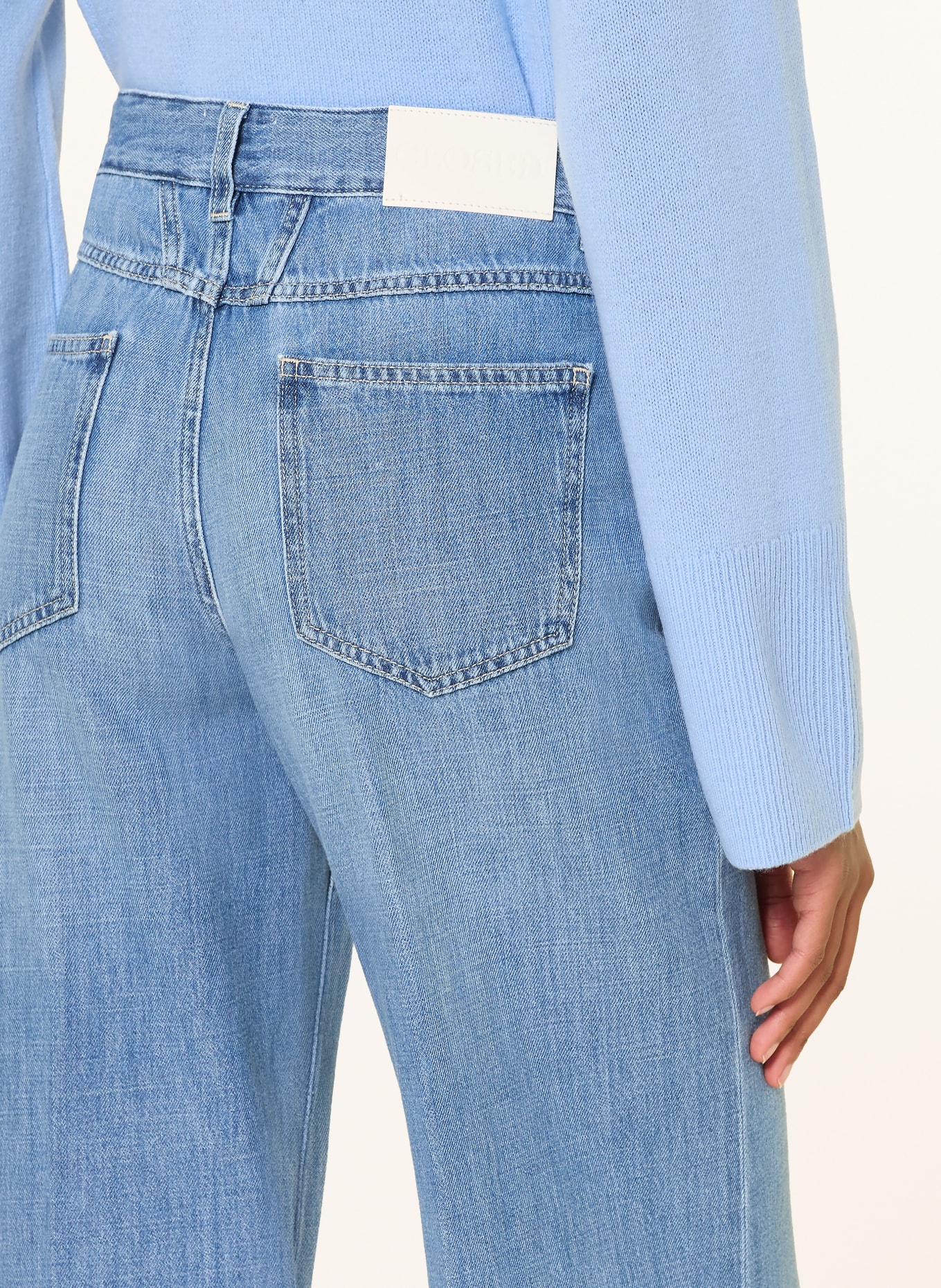 CLOSED Wide Leg Jeans GLOW UP: MBL MID BLUE