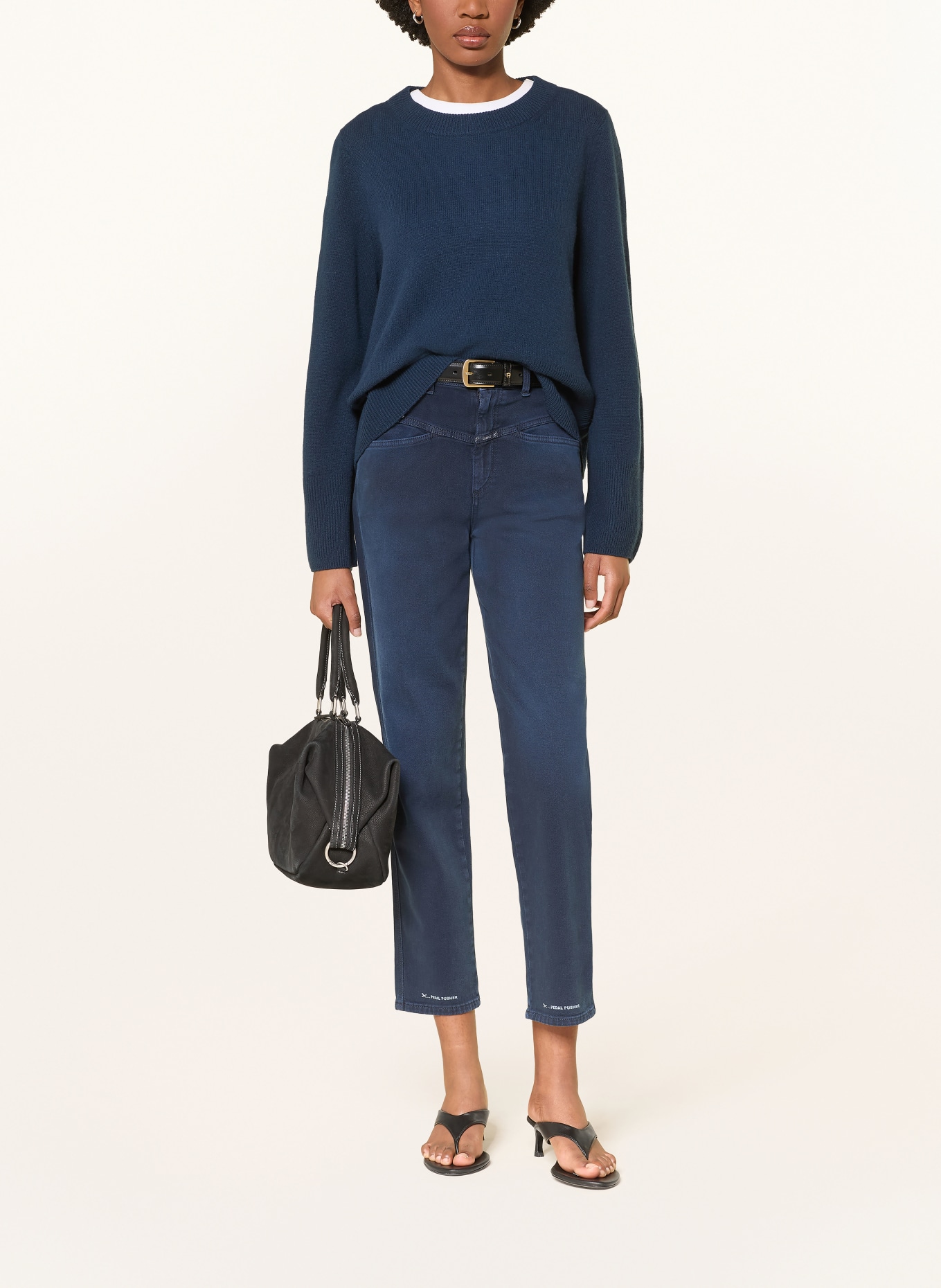 CLOSED Straight Jeans PEDAL PUSHER: 568 DARK NIGHT