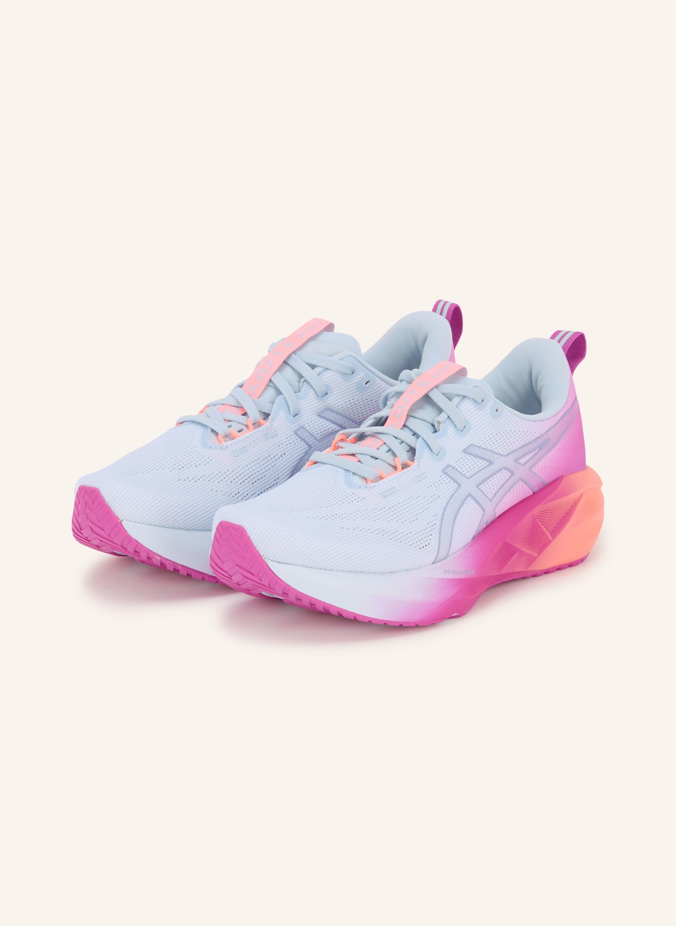 ASICS Buty do biegania NOVABLAST 5: JASNOCZARY / MOCNORÓŻOWY / JASKRAWY POMARAŃCZOWY