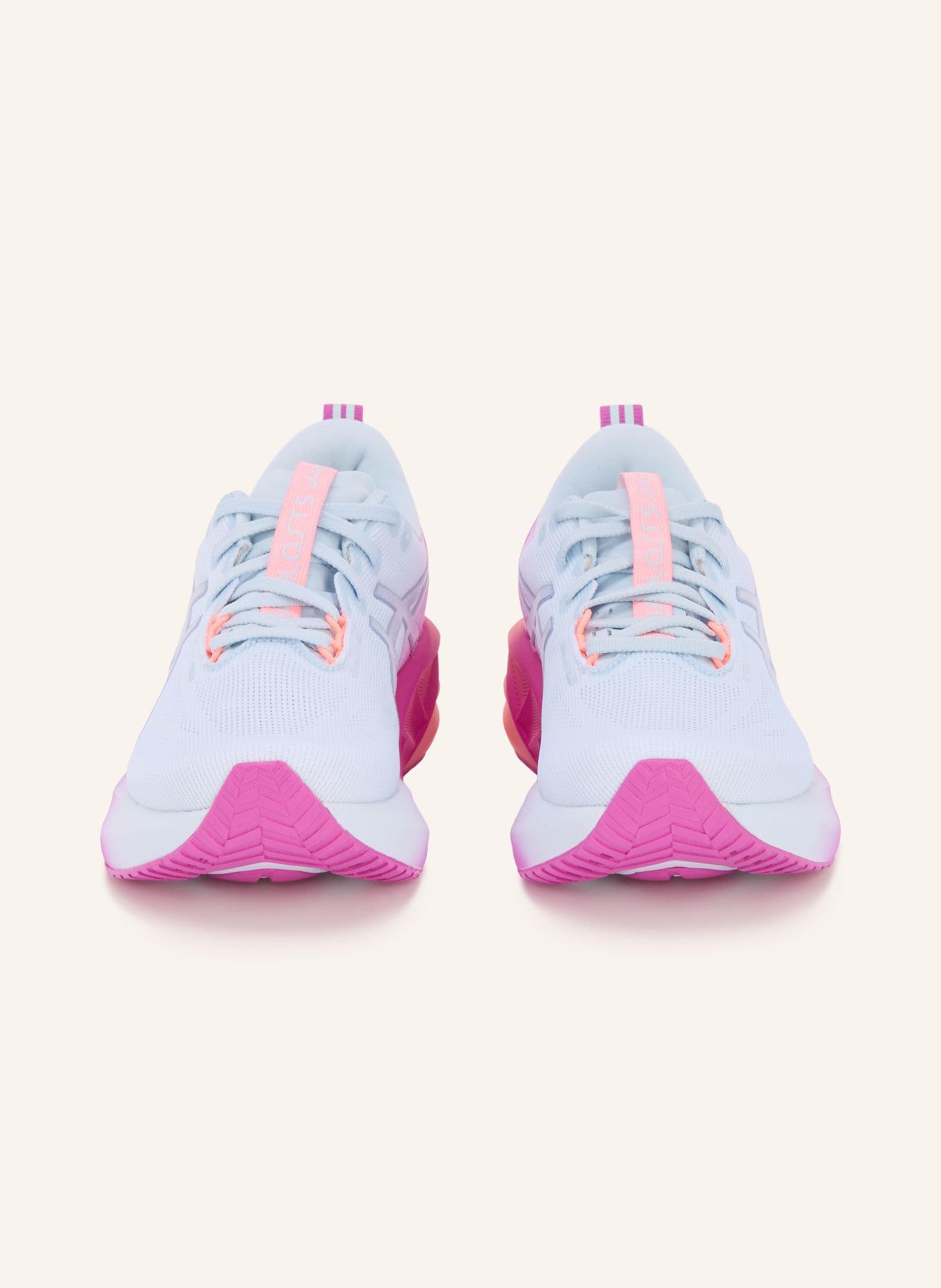 ASICS Buty do biegania NOVABLAST 5: JASNOCZARY / MOCNORÓŻOWY / JASKRAWY POMARAŃCZOWY