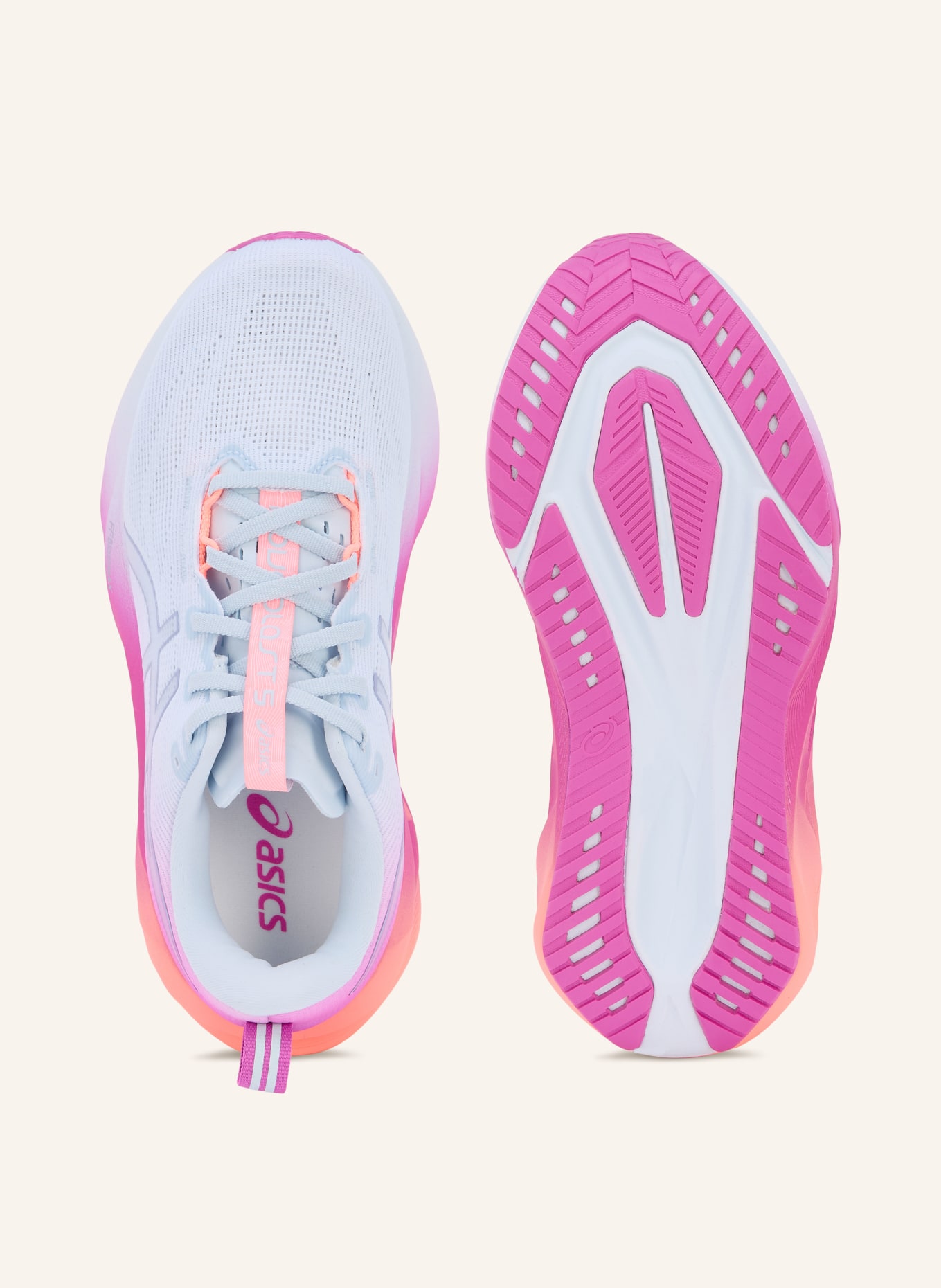 ASICS Buty do biegania NOVABLAST 5: JASNOCZARY / MOCNORÓŻOWY / JASKRAWY POMARAŃCZOWY