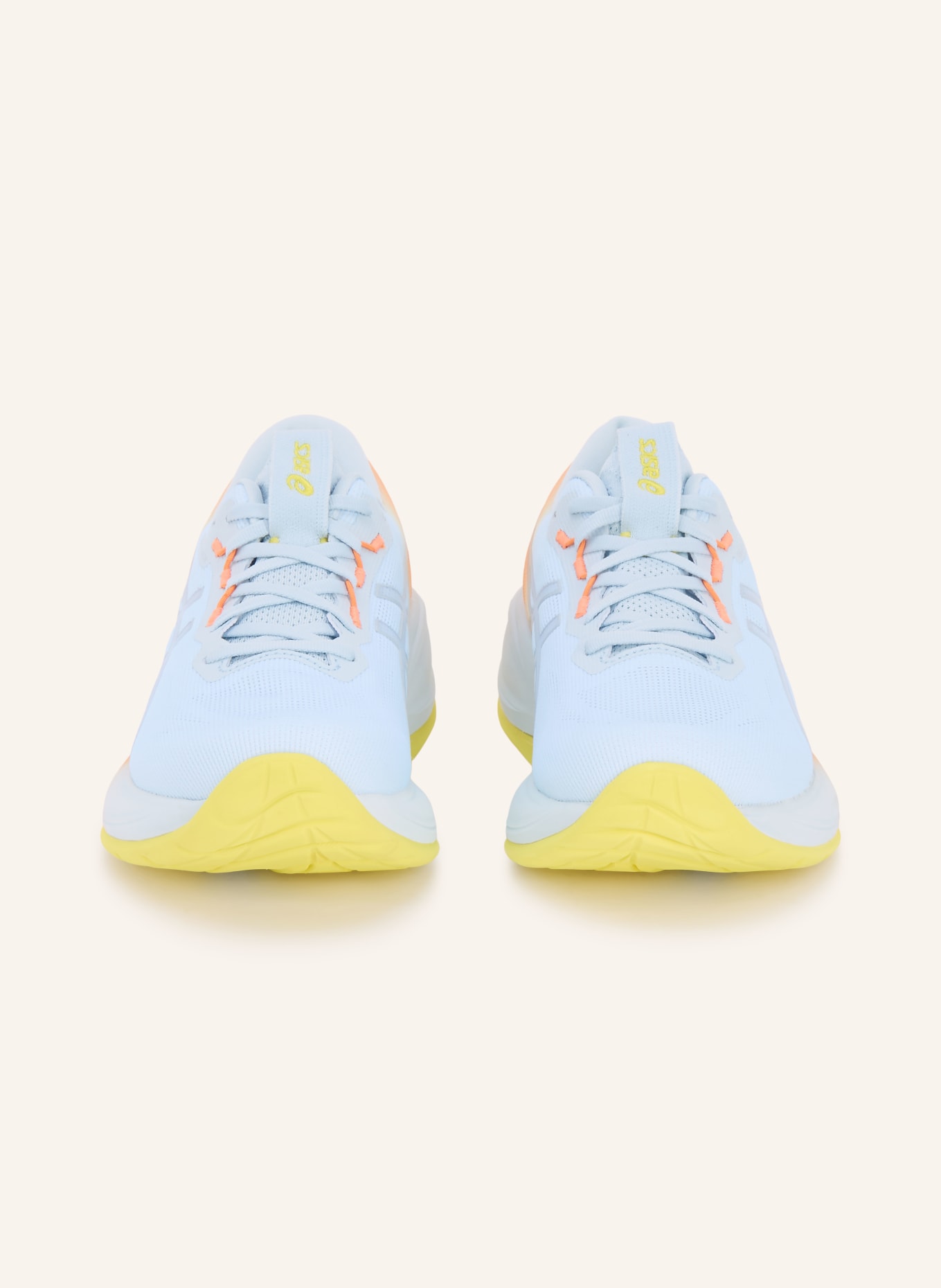 ASICS Laufschuhe GEL-CUMULUS 28: HELLBLAU / ORANGE / GELB