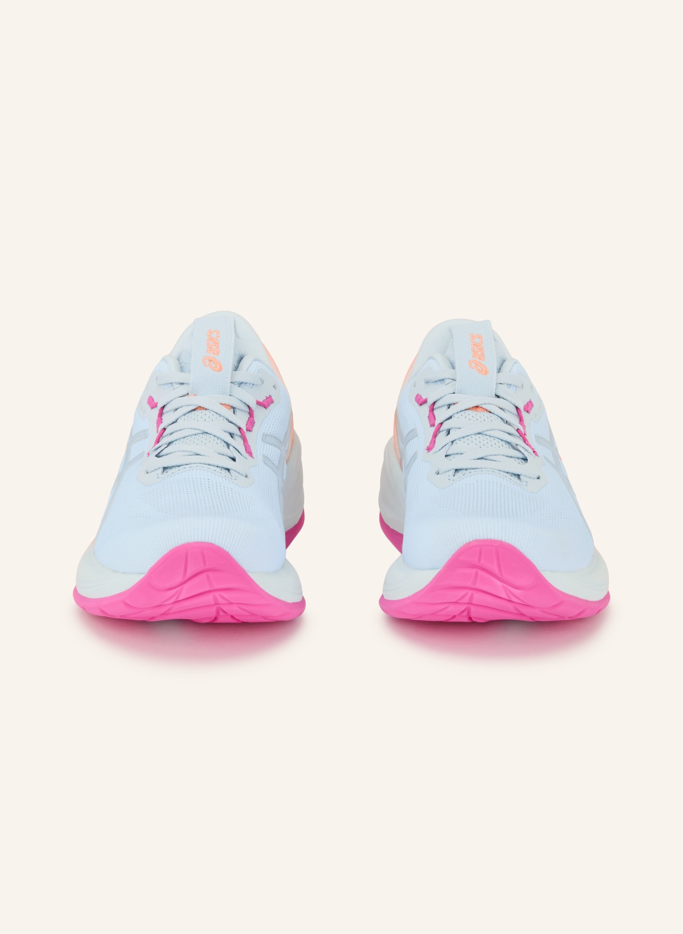 ASICS Hardloopschoenen GEL-CUMULUS 28: LICHTBLAUW / ROZE / NEONORANJE