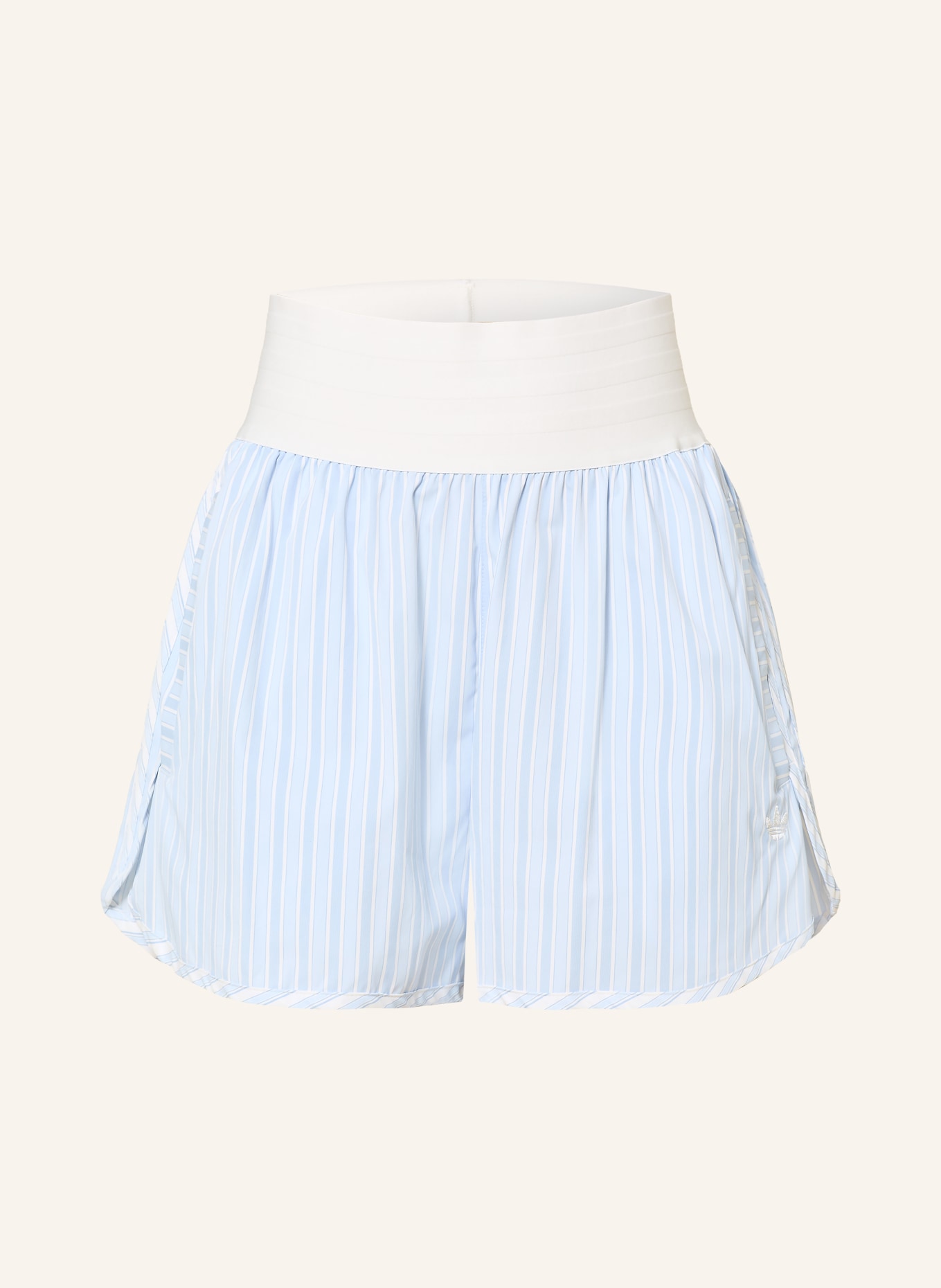 adidas Originals Korte broek POPLIN: LICHTBLAUW / WIT