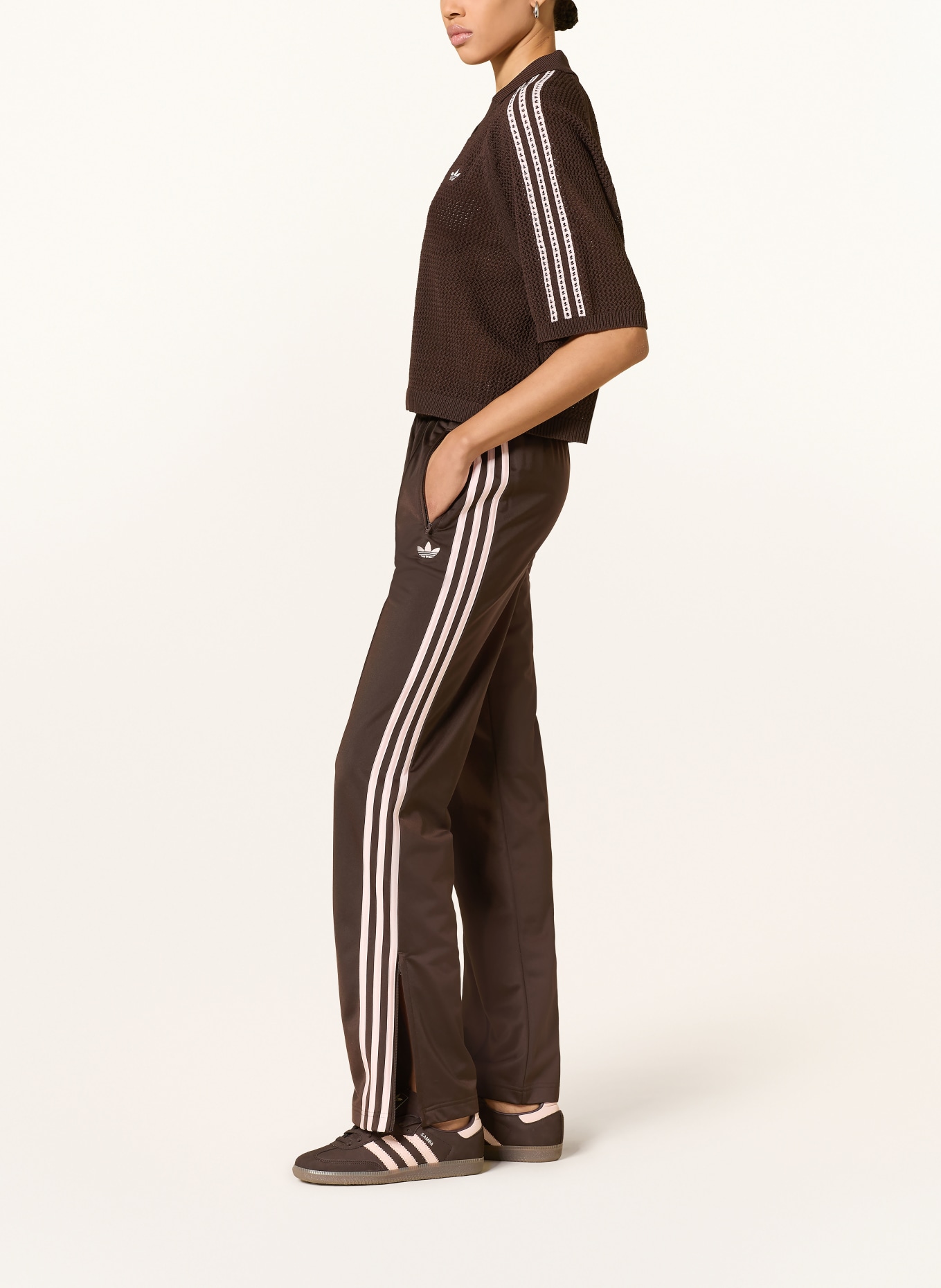 adidas Originals Trainingsbroek CLASSIC: MARRON FONCÉ