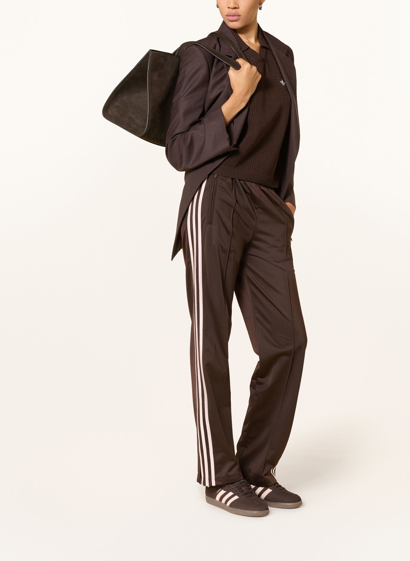 adidas Originals Trainingsbroek CLASSIC: MARRON FONCÉ