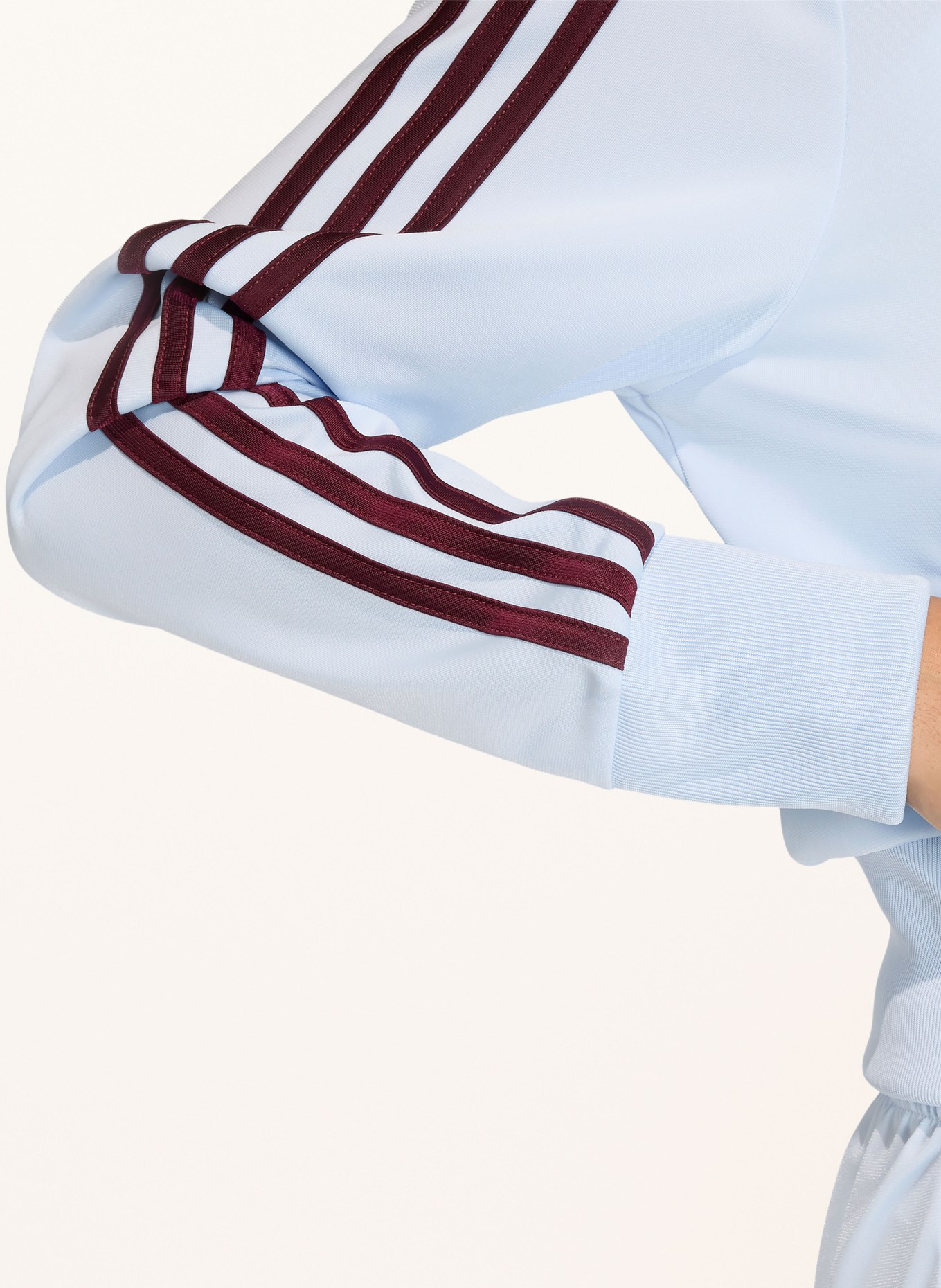 adidas Originals Kurtka treningowa FIREBIRD CLASSIC TRACK TOP: JASNONIEBIESKI / CIEMNOCZERWONY