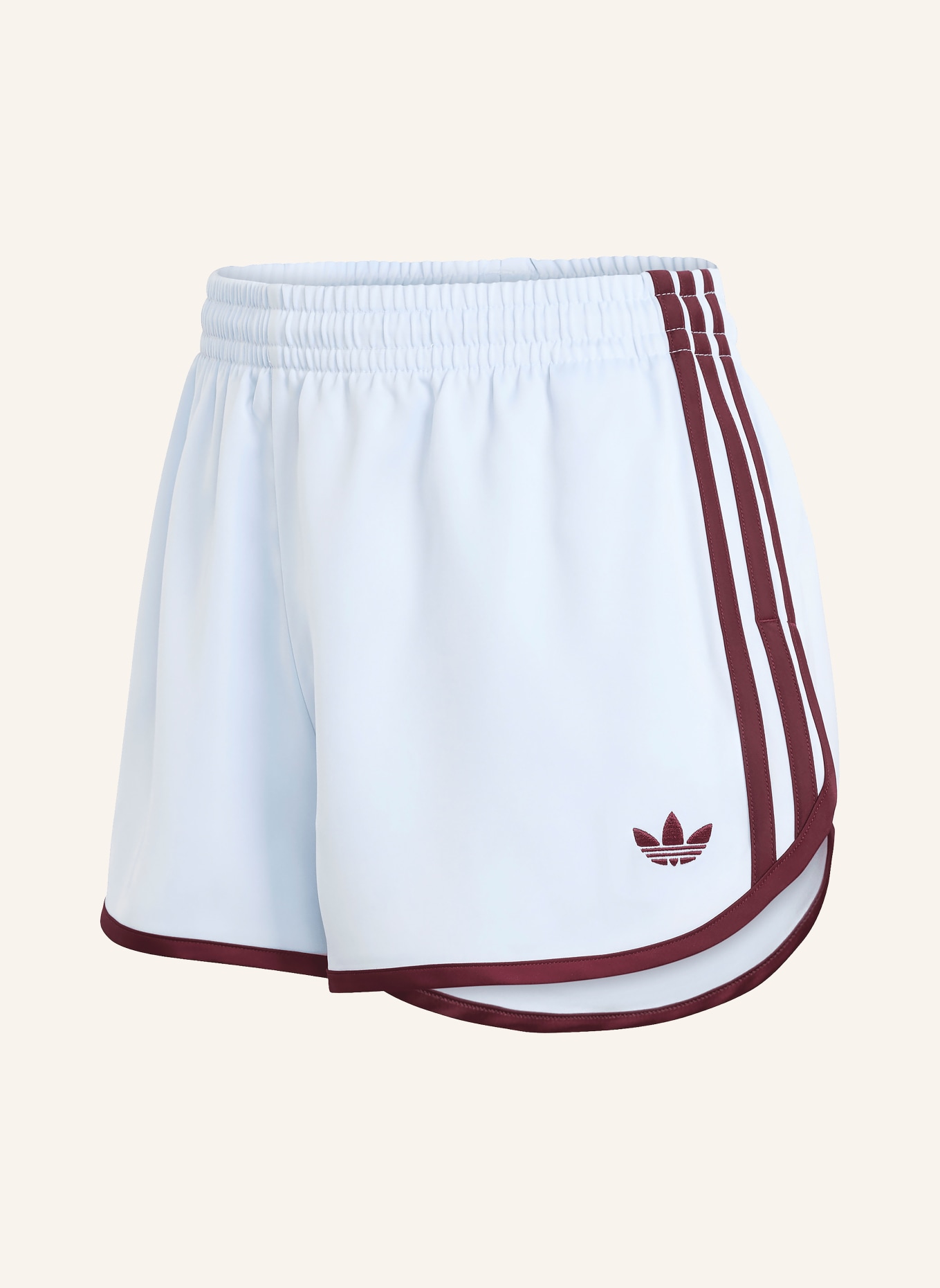adidas Originals Satinshorts 3 STRIPES SPRINTER: BLAUGRAU / DUNKELROT