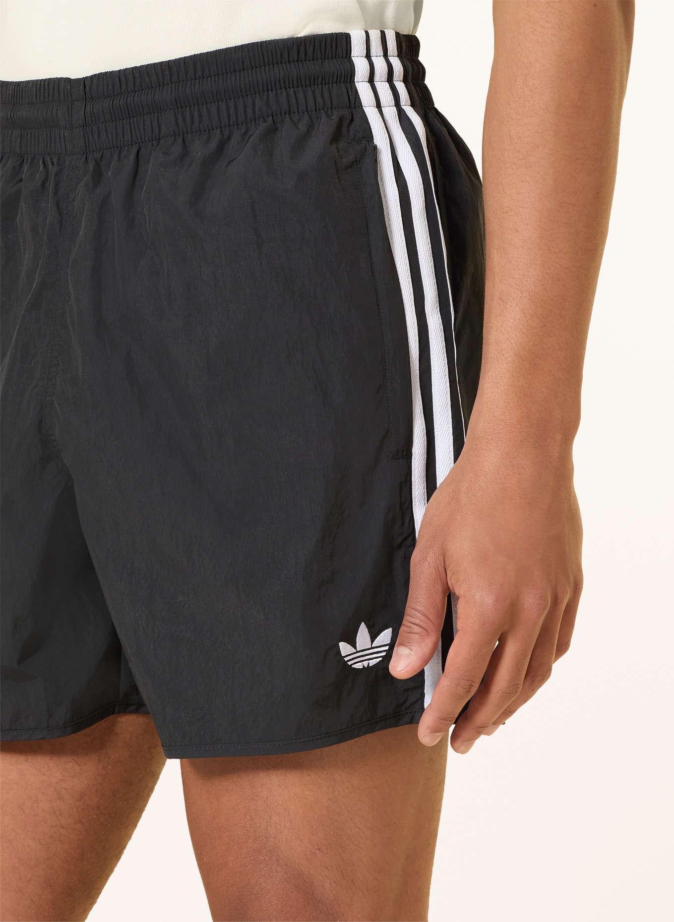 adidas Originals Korte broek SPRINTER SHORTS: ZWART / WIT