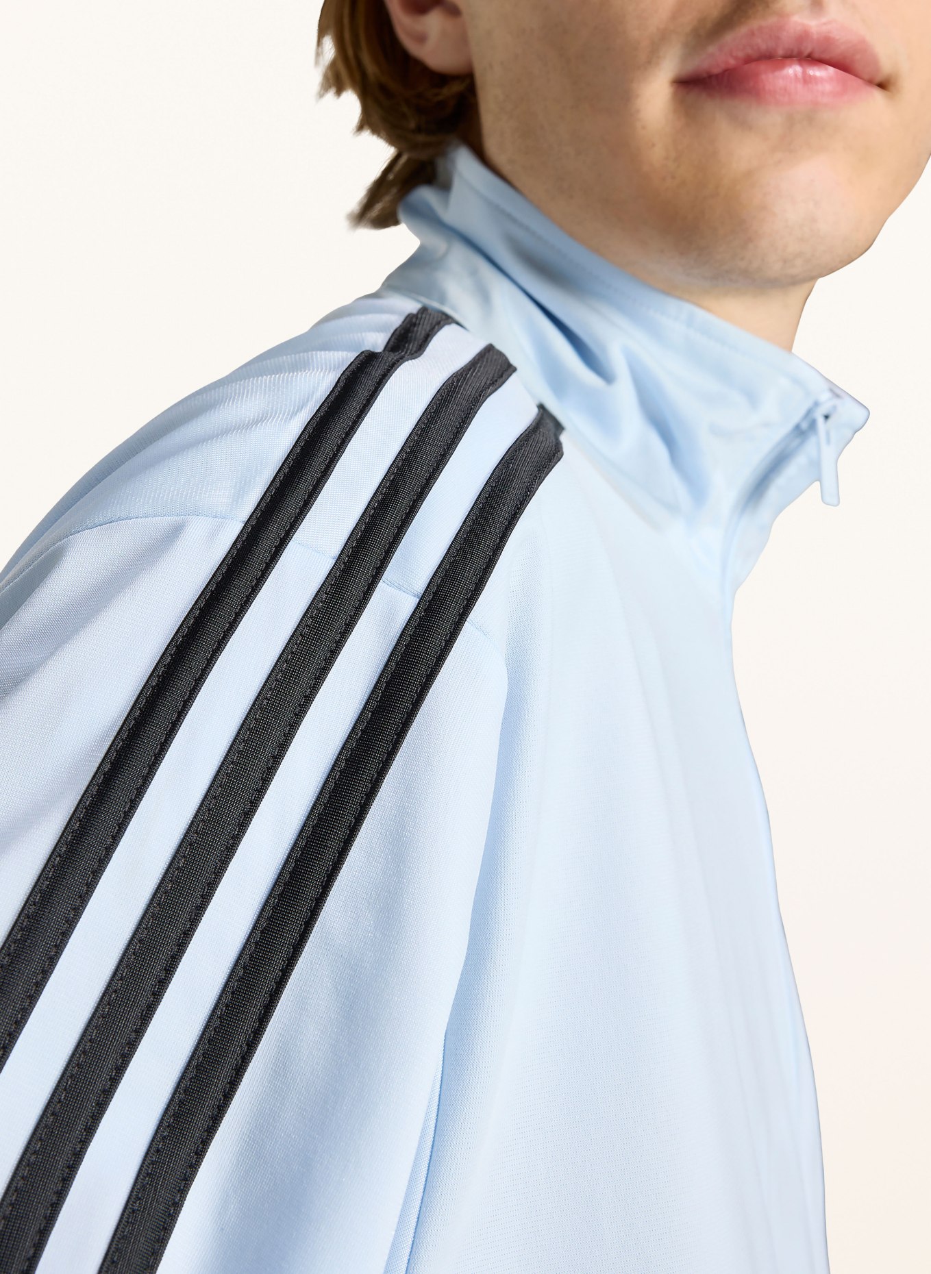adidas Originals Trainingsjacke FIREBIRD TT: HELLBLAU / SCHWARZ