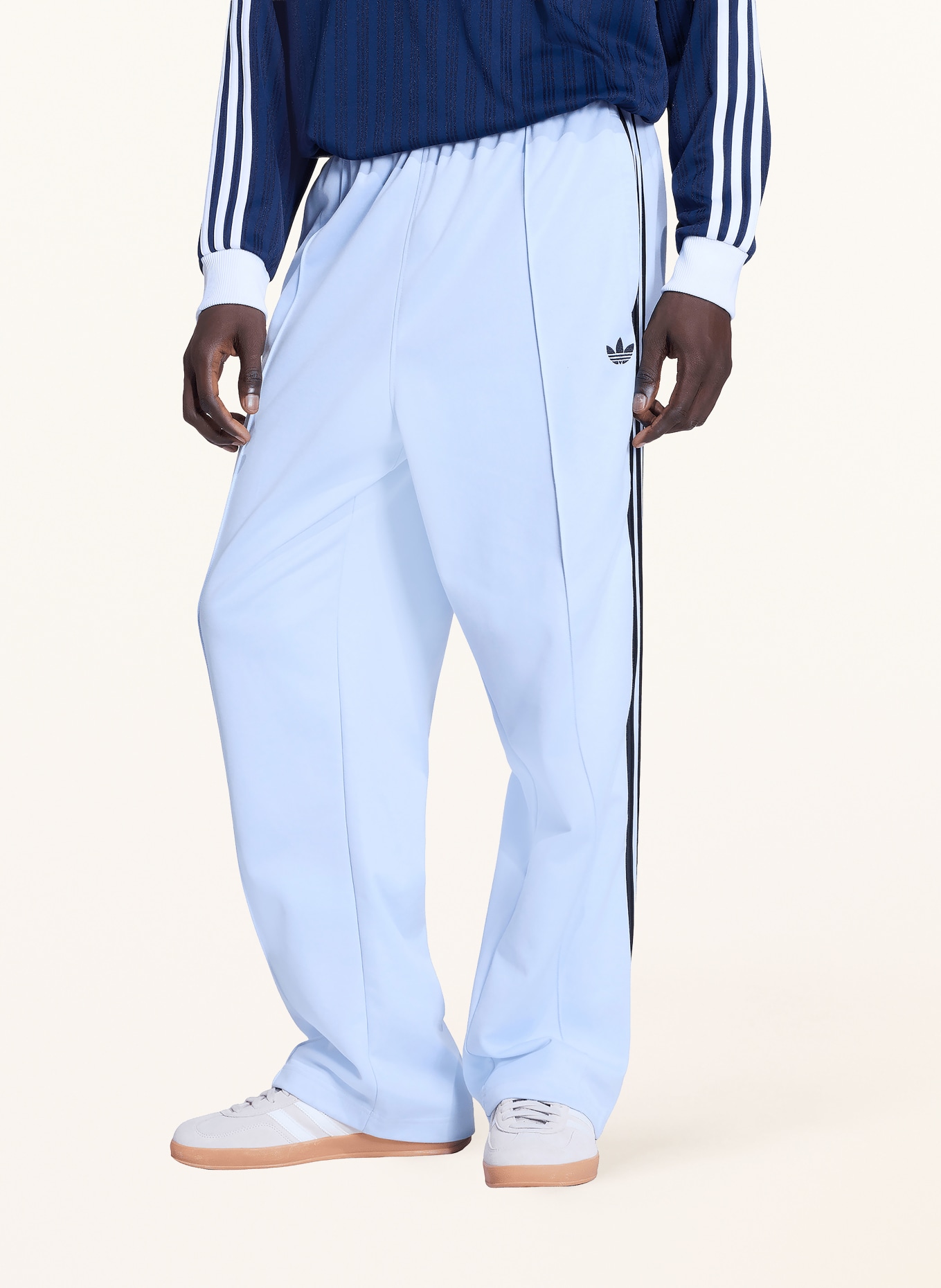 adidas Originals Trainingsbroek BAGGY: LICHTBLAUW / ZWART