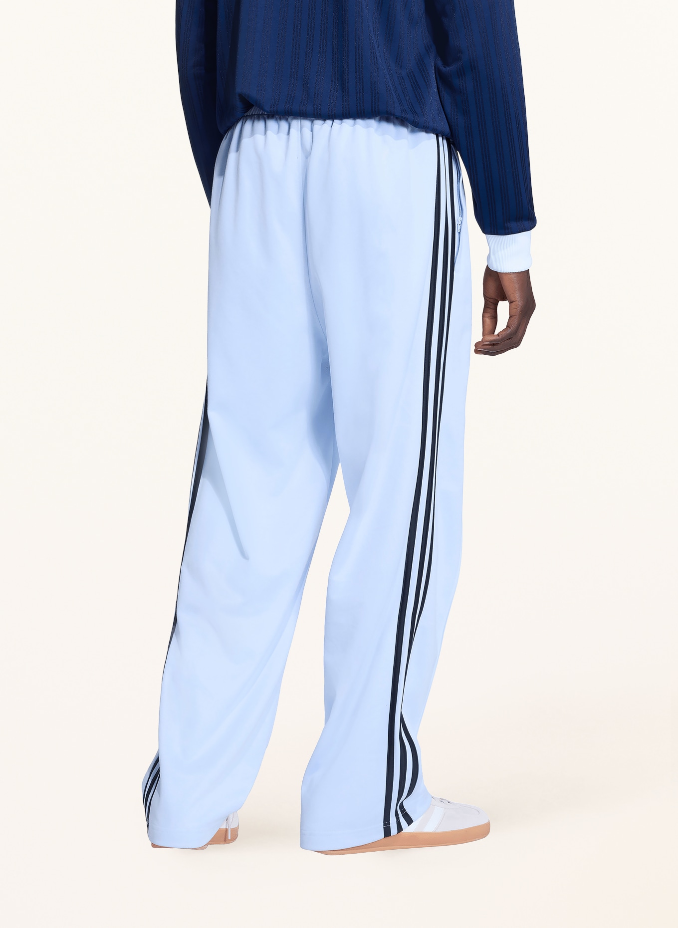 adidas Originals Trainingsbroek BAGGY: LICHTBLAUW / ZWART