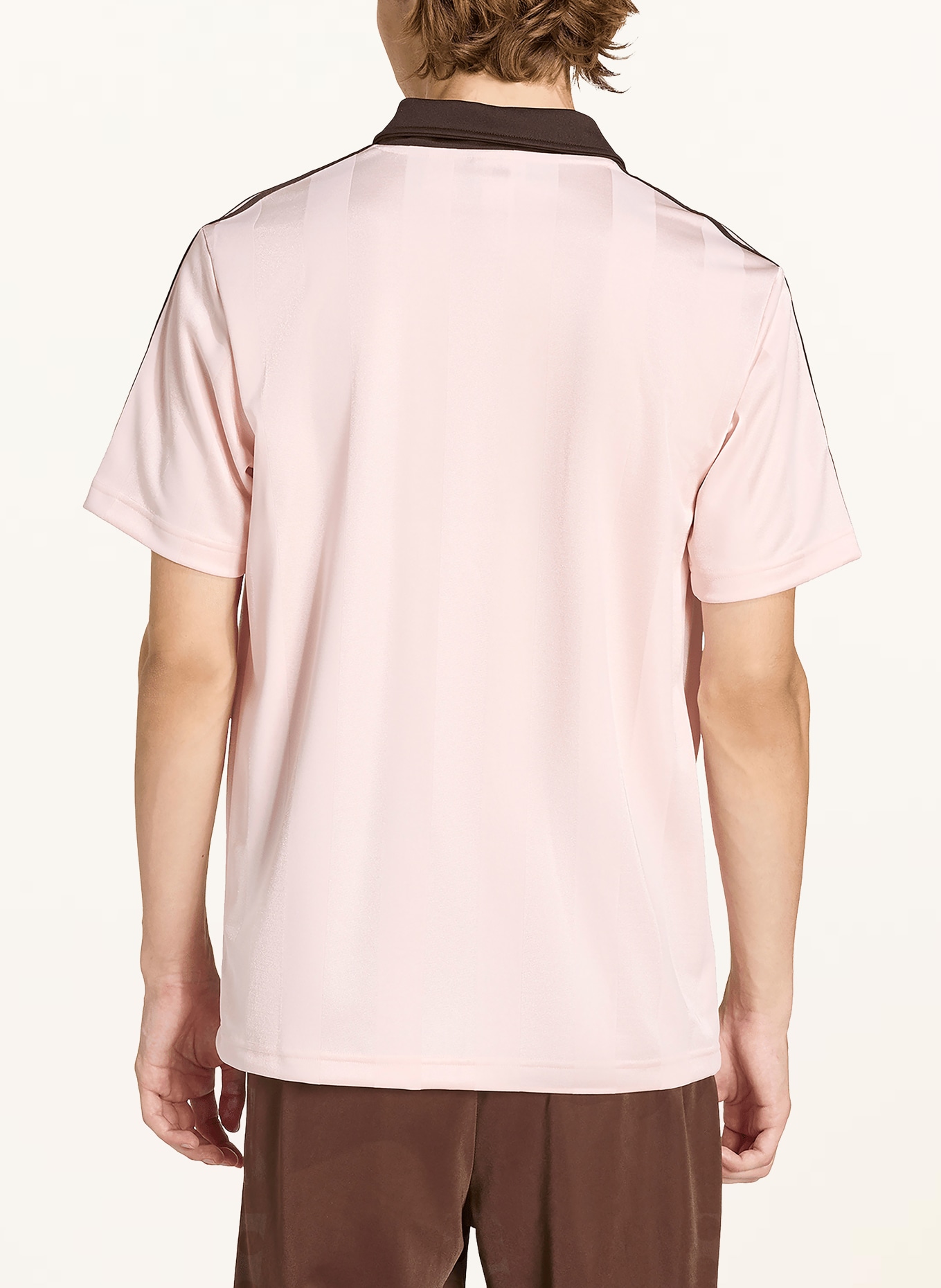 adidas Originals Trikot ARCHIVE COLLAR ENGINEERED TRIKOT: HELLROSA / DUNKELBRAUN