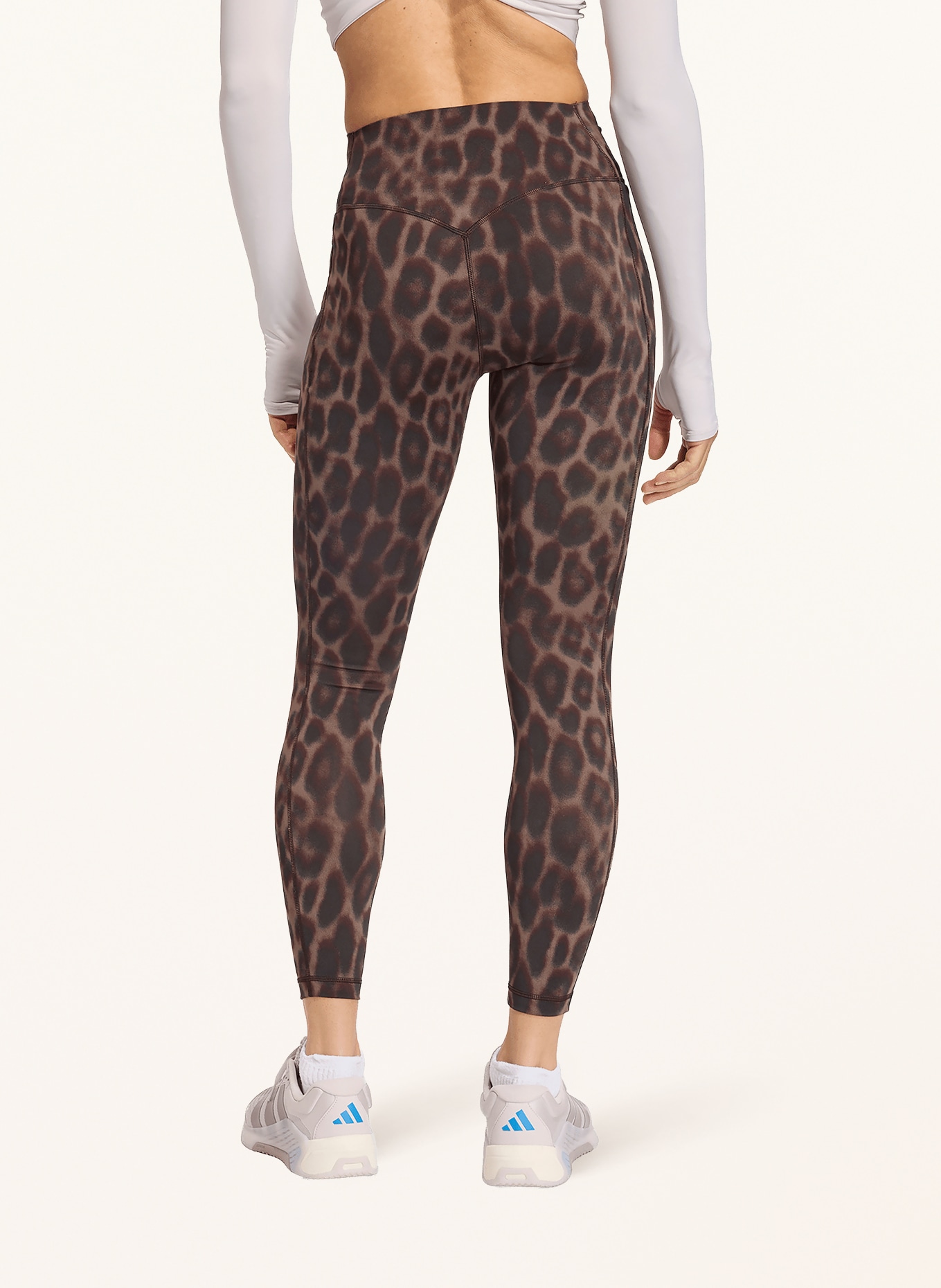 adidas OPTIMÉ PRIMELIFT LEOPARD tights: BROWN