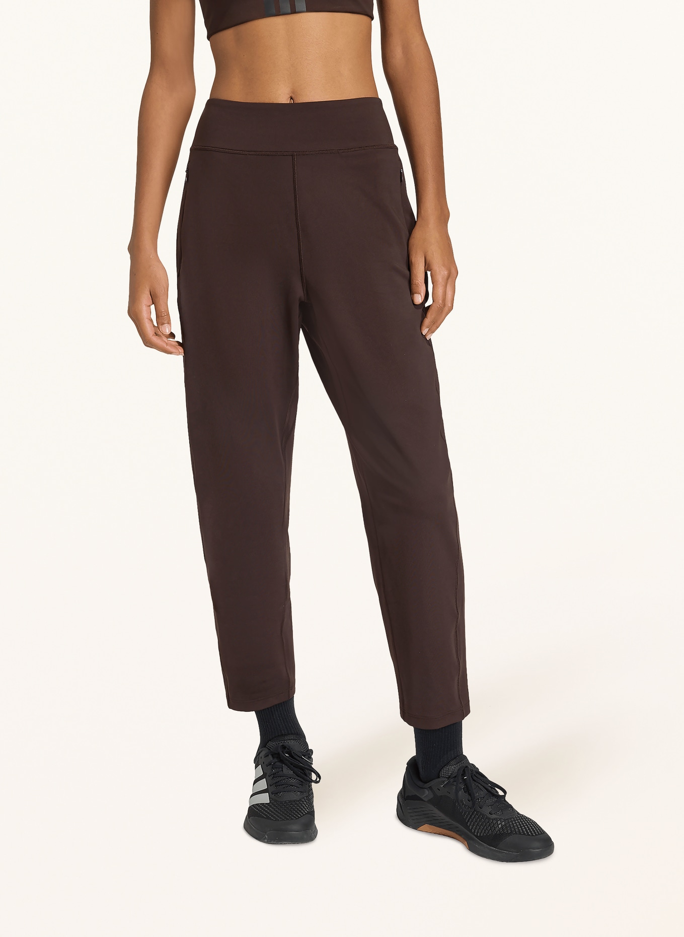 adidas Collants ALL ME: MARRON FONCÉ