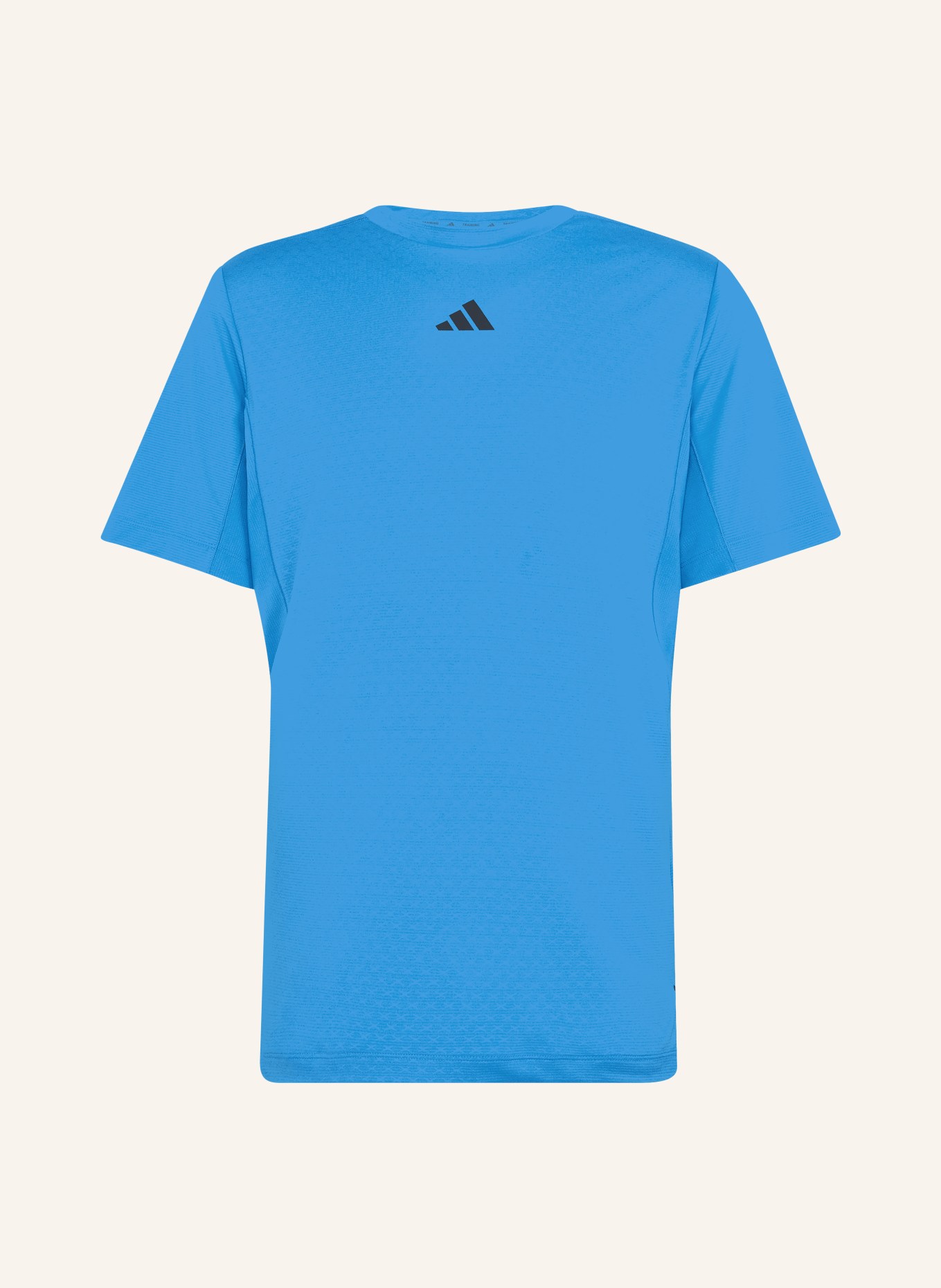 adidas T-Shirt D4T PRIMELIFT 3 STRIPES: BLAU / SCHWARZ