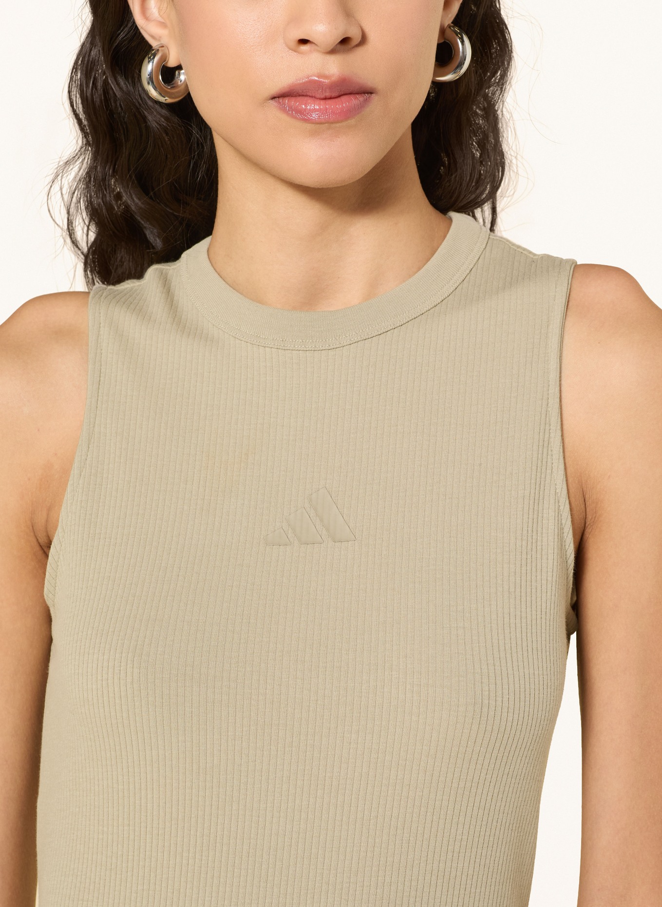 adidas Kleid ALL SZN RIB: BEIGE