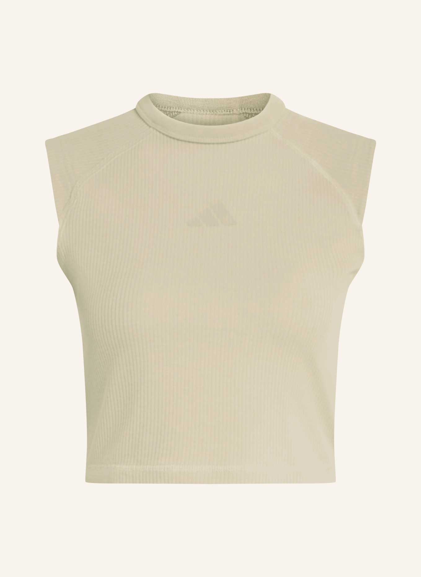 adidas Cropped-Top ALL SZN mit Alpaka: KHAKI