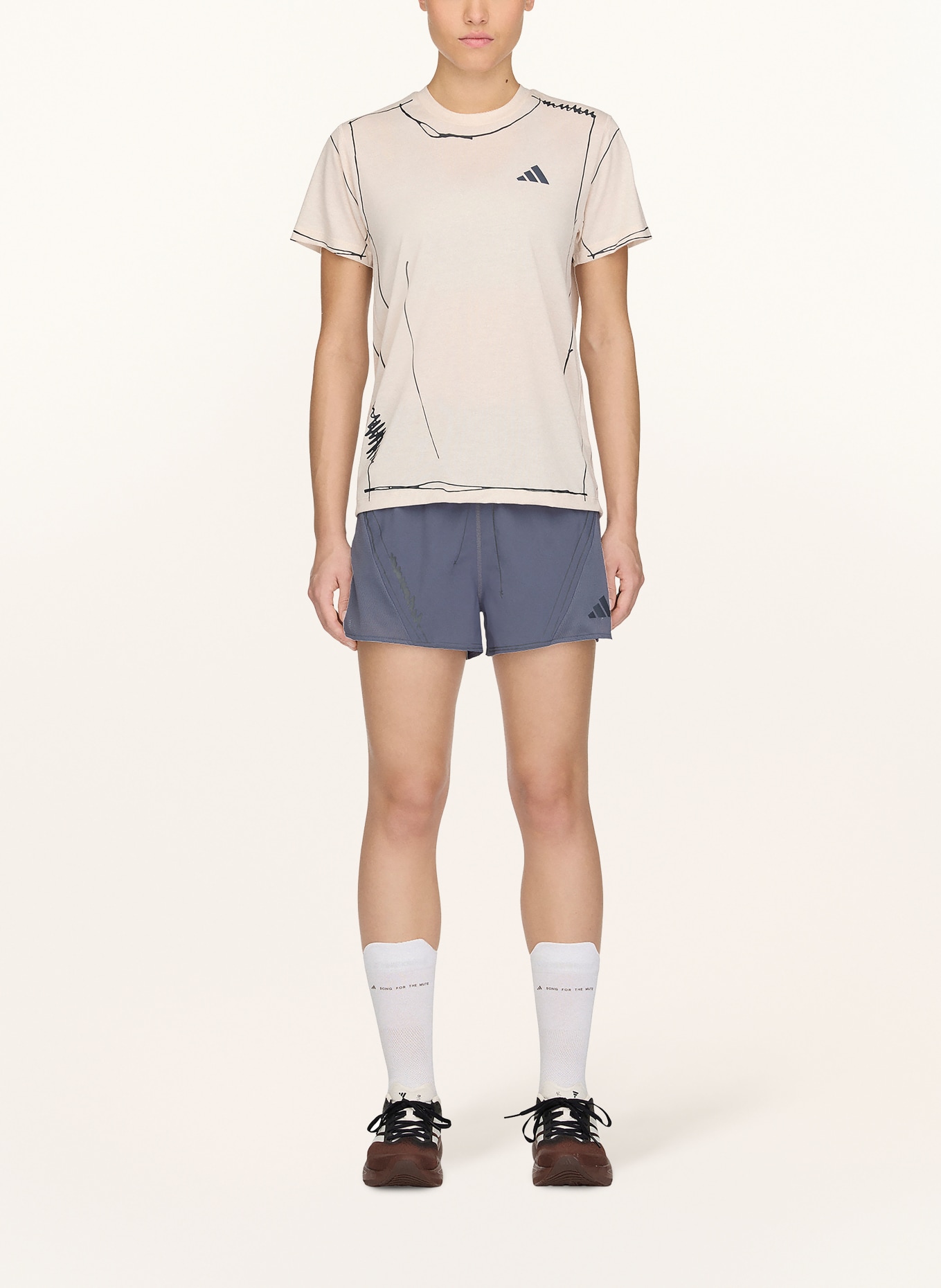 adidas 2-in-1-Laufshorts ADI365 SING FOR THE MUTE: DUNKELGRAU