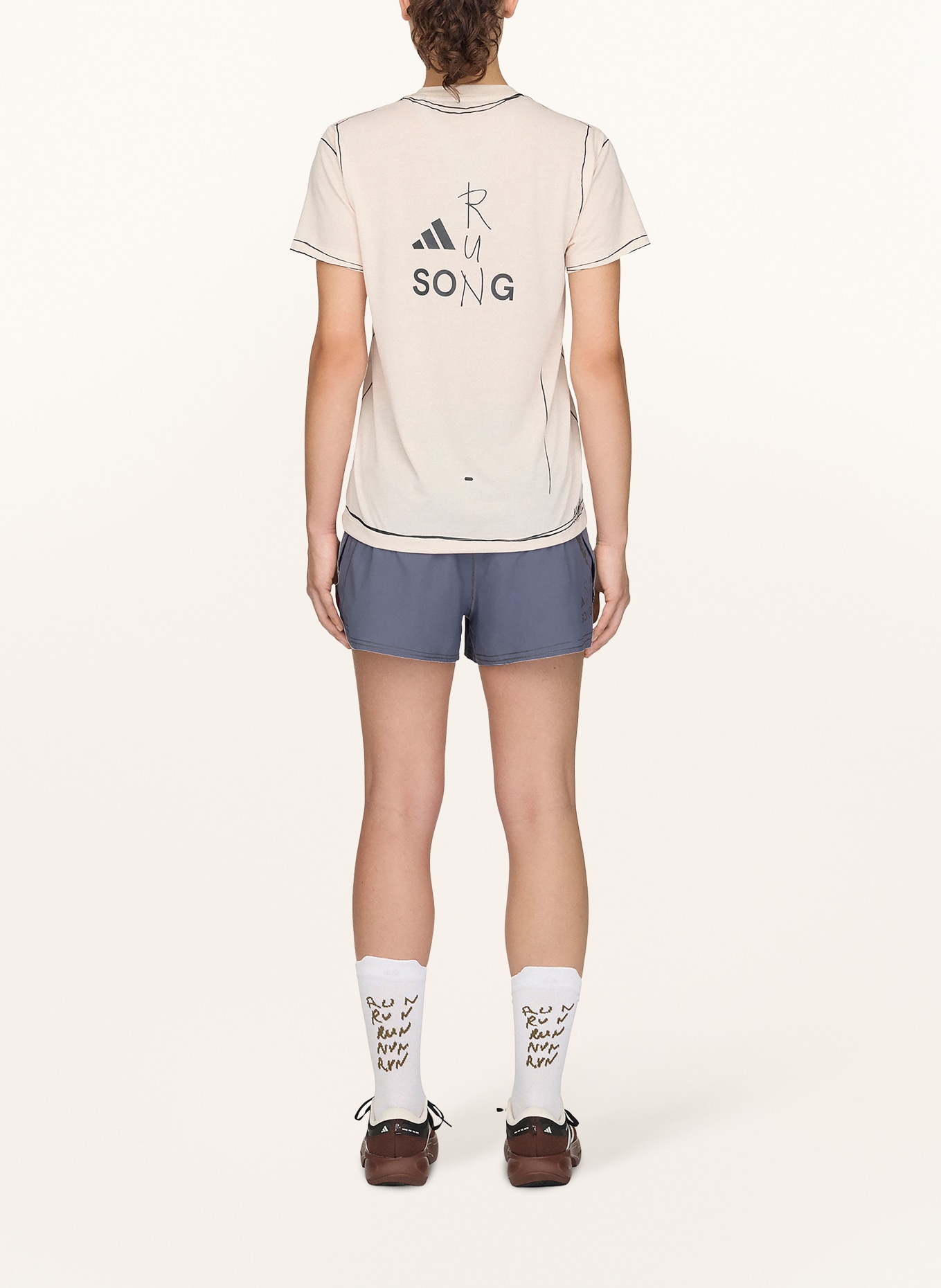 adidas 2-in-1-Laufshorts ADI365 SING FOR THE MUTE: DUNKELGRAU