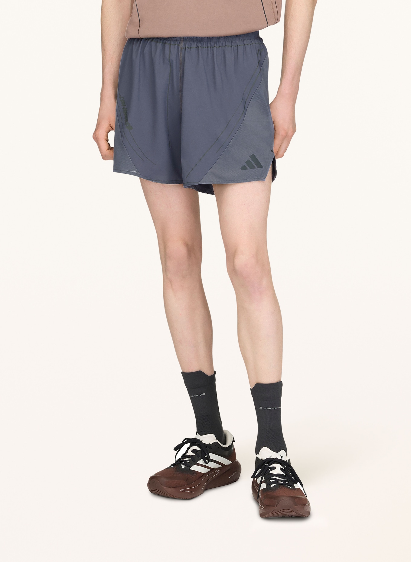 adidas 2-in-1-Laufshorts ADI365 SONG FOR THE MUTE: DUNKELGRAU