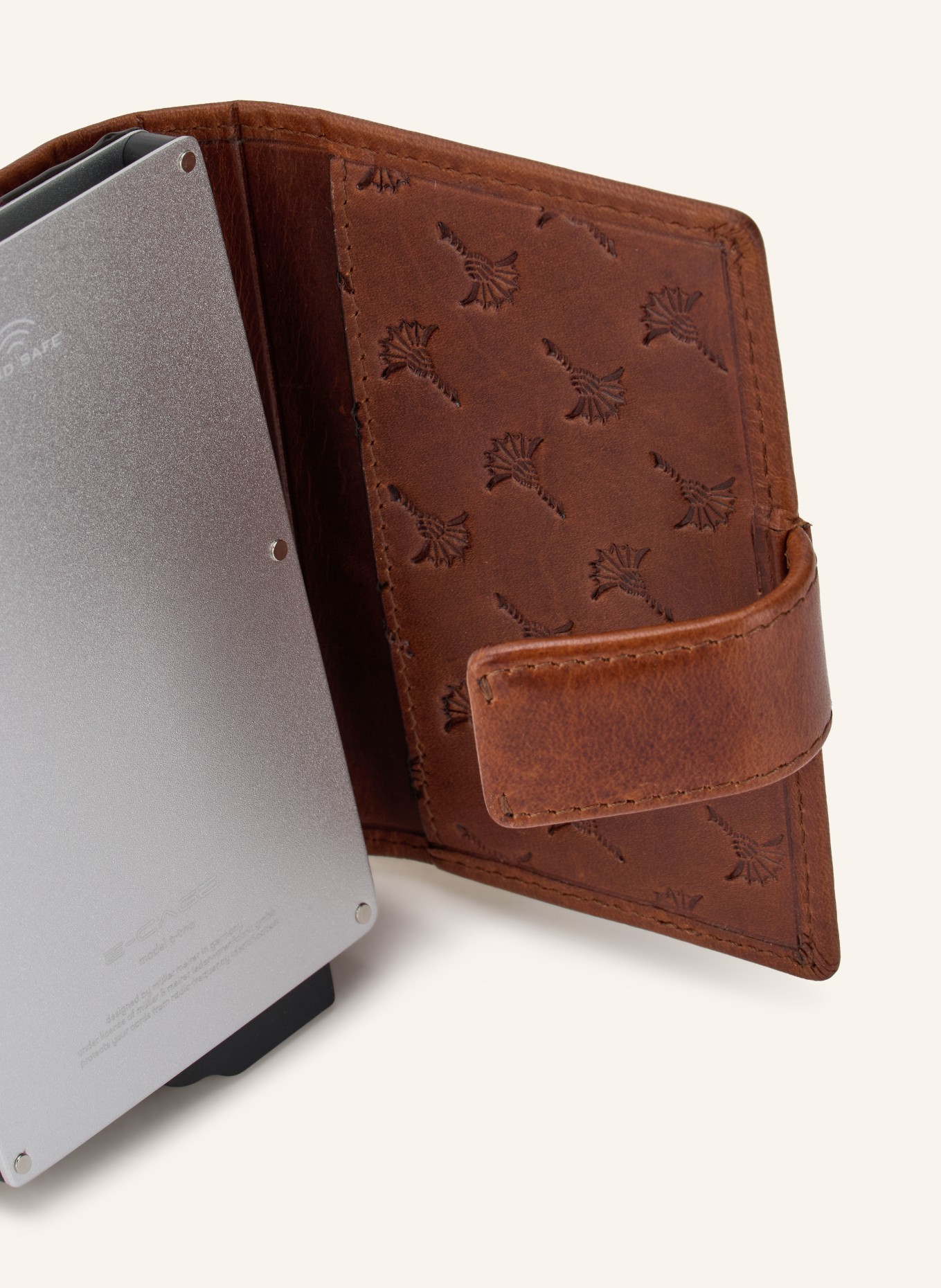 JOOP! Kaartenetui CERRATANO C-TWO E-CAGE: BRUIN