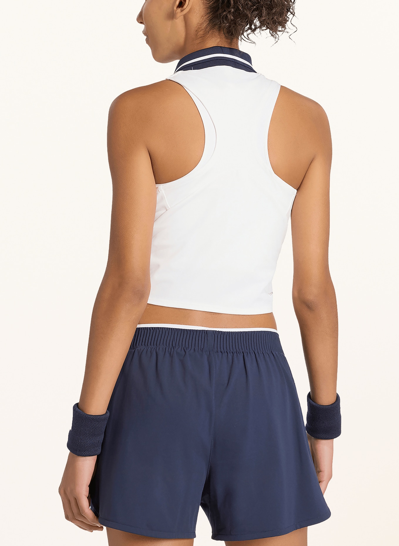 adidas Cropped-Top TENNIS CLIMACOOL CROP TANK PRO: WEISS / DUNKELBLAU