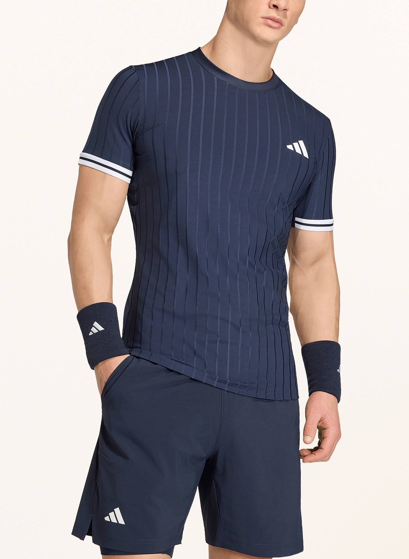 adidas Tričko TENNIS CLIMACOOL FREELIFT PRO: TMAVĚ MODRÁ