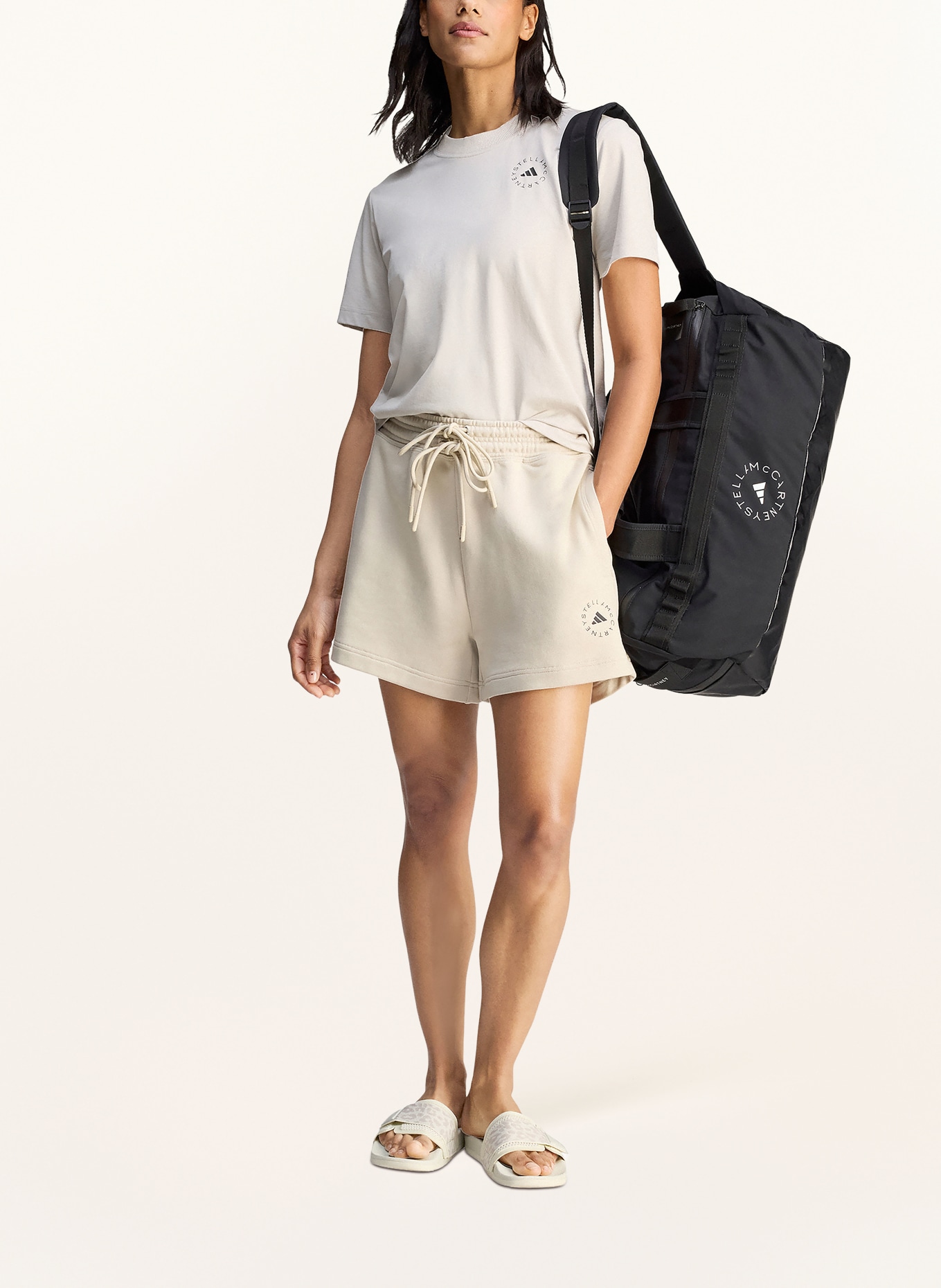 adidas by Stella McCartney T-shirt ADIDAS BY STELLA MCCARTNEY: BEIGE