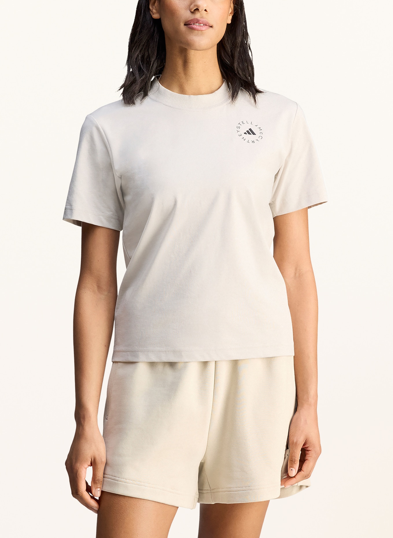 adidas by Stella McCartney T-shirt ADIDAS BY STELLA MCCARTNEY: BEIGE