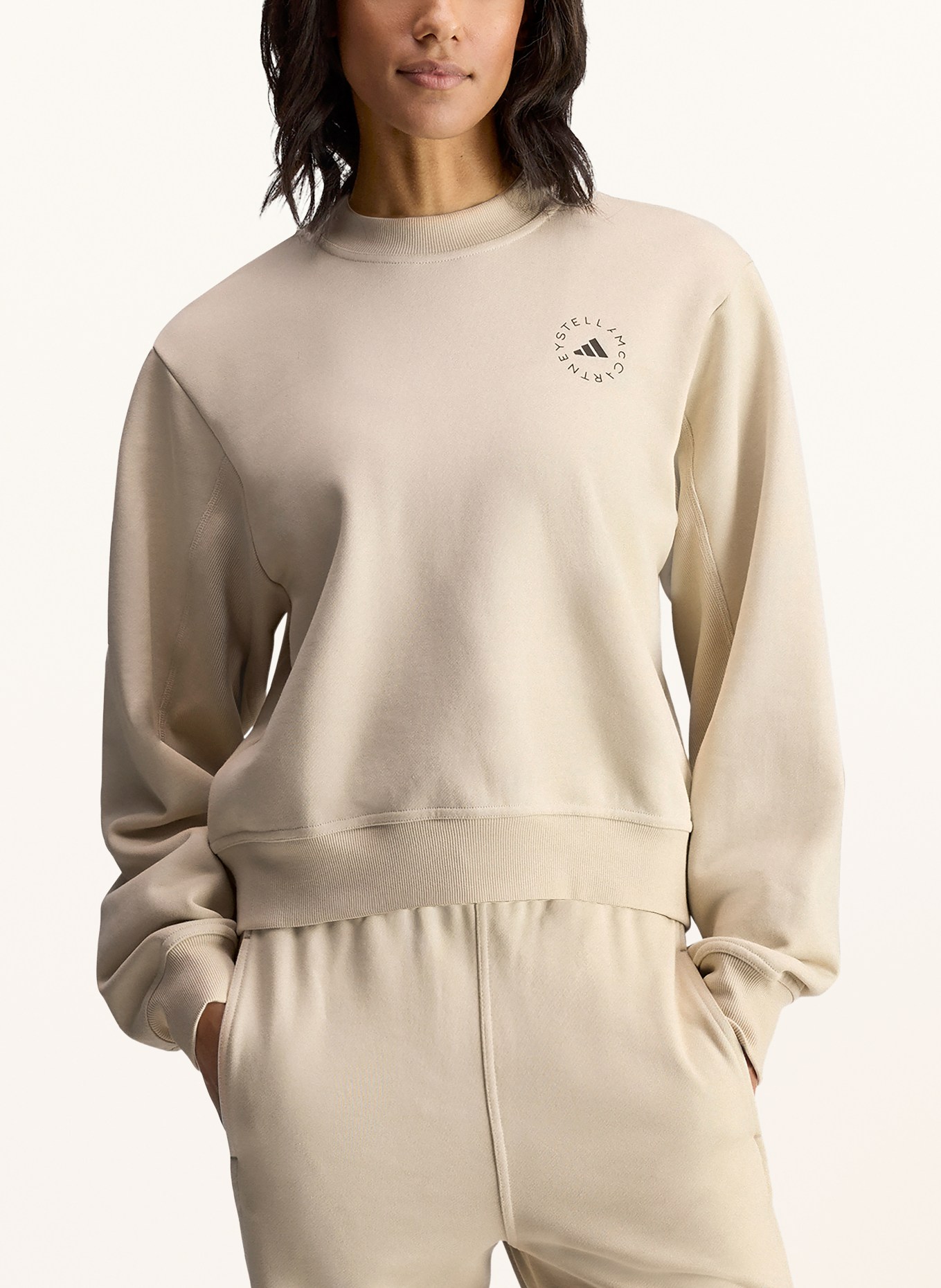 adidas by Stella McCartney Sweatshirt ADIDAS BY STELLA MCCARTNEY REGULAR: BEIGE