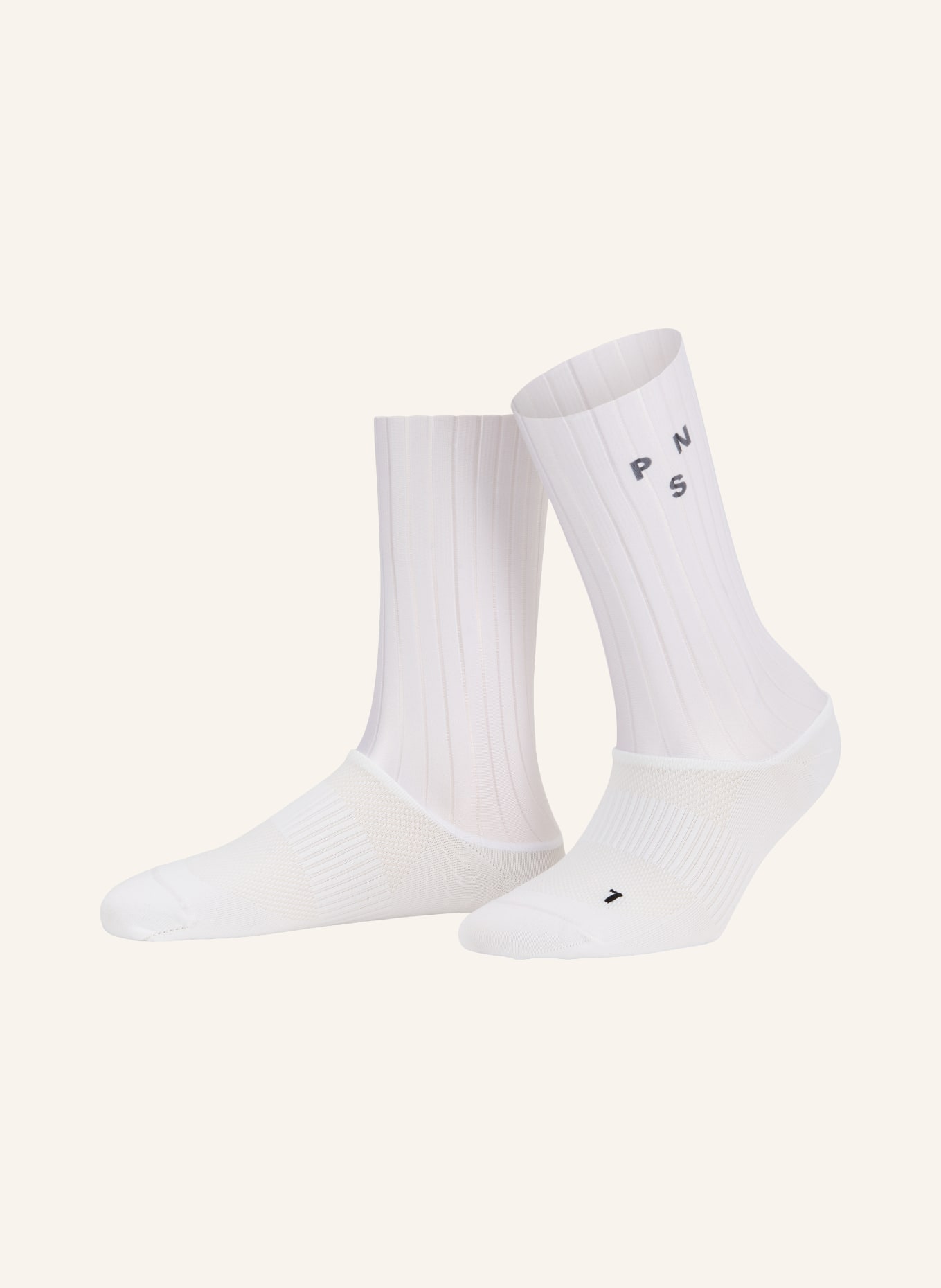 PAS NORMAL STUDIOS Fietssokken AERO: WIT