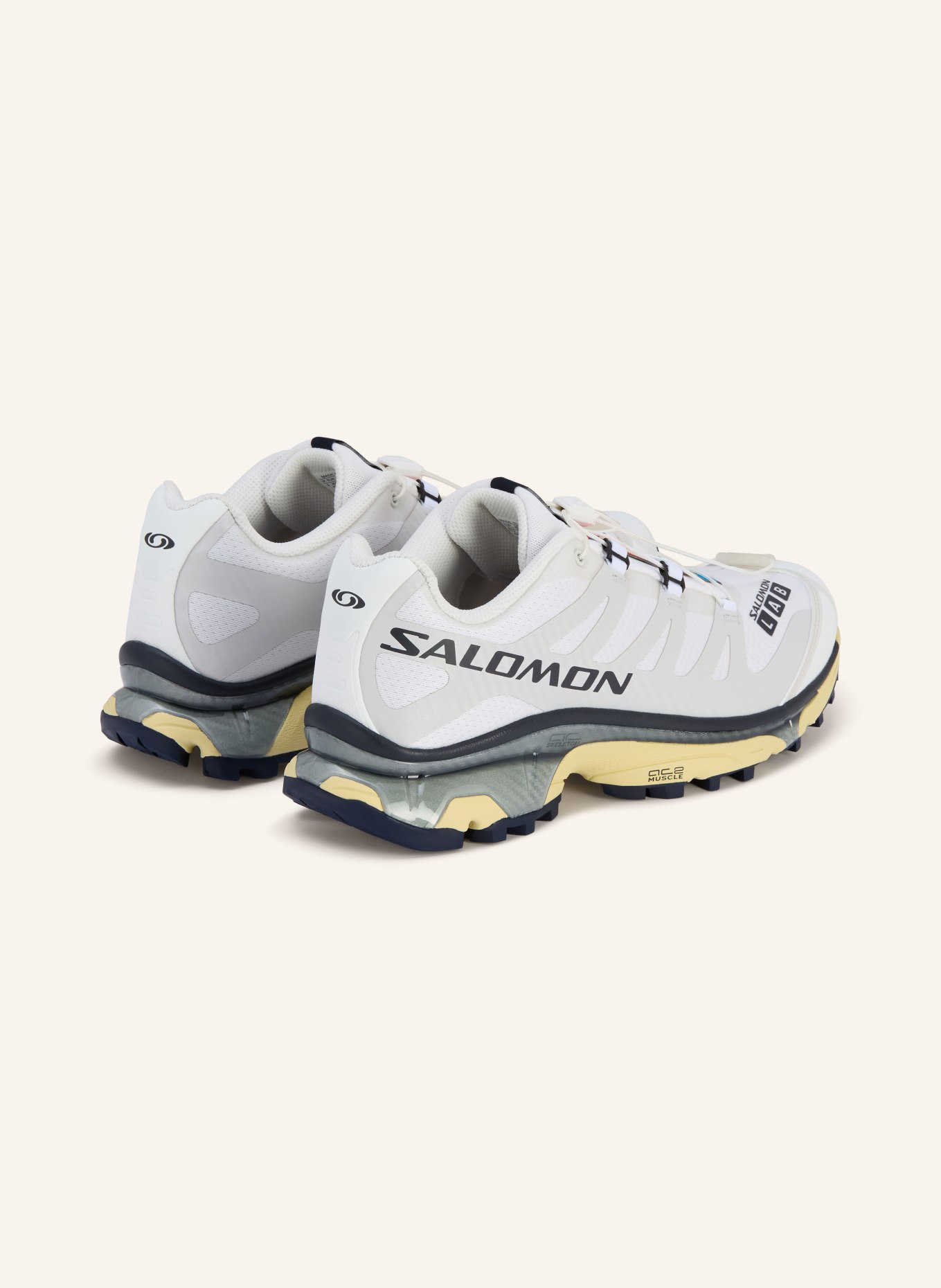 SALOMON Sneaker XT-4 OG: WEISS / SILBER / SCHWARZ
