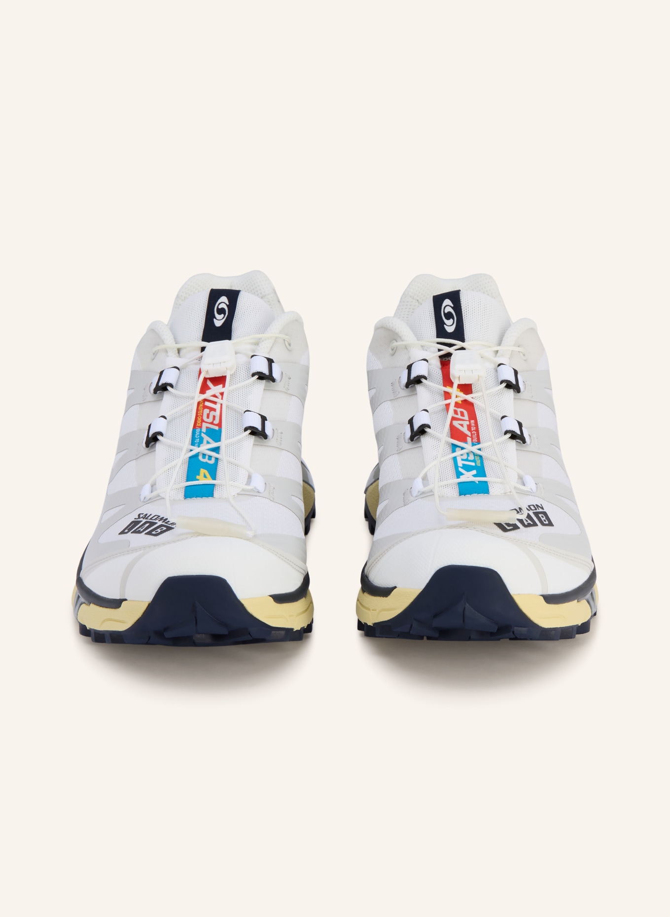 SALOMON Sneaker XT-4 OG: WEISS / SILBER / SCHWARZ