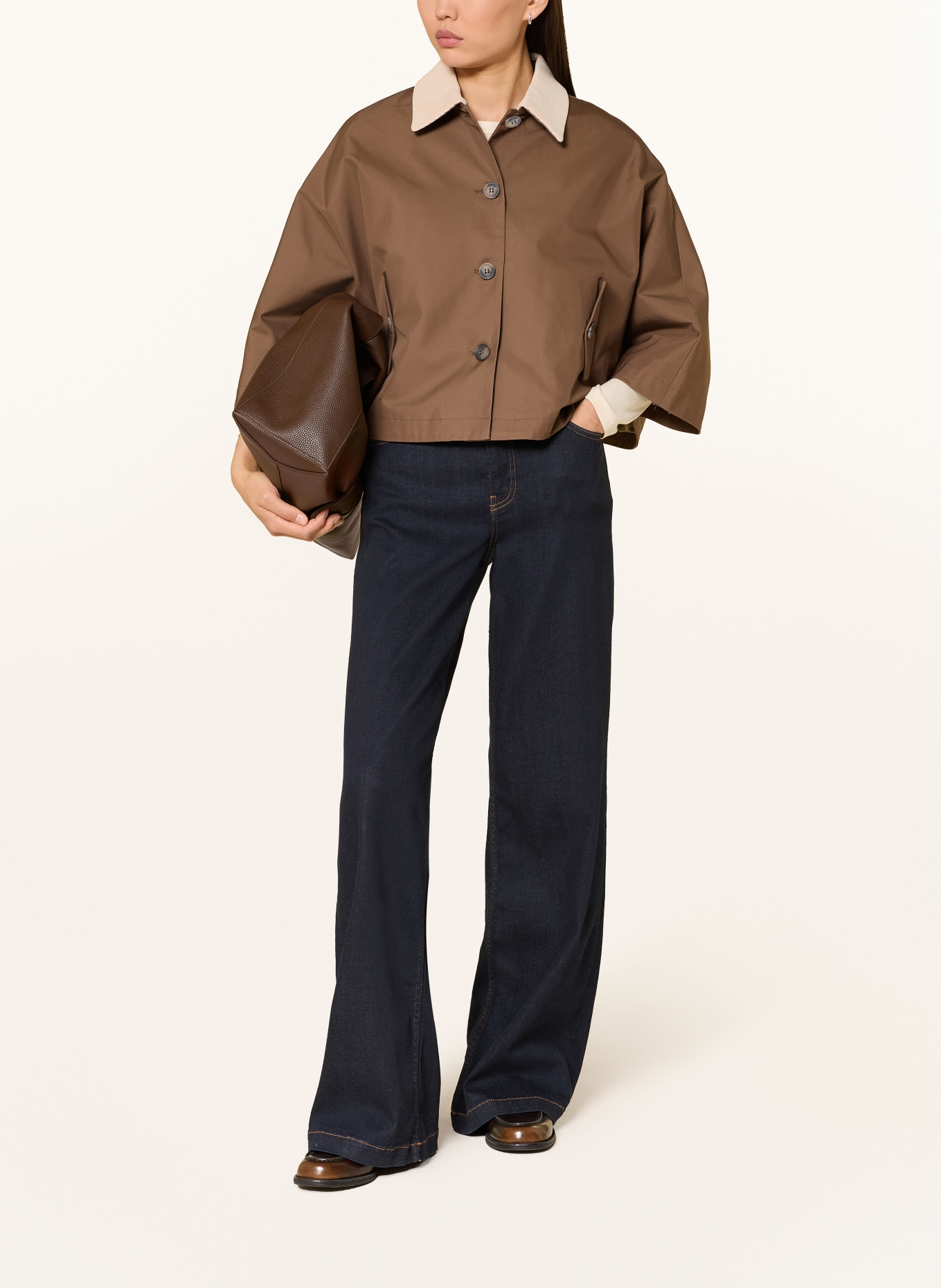 Y.A.S. Cape: DUNKELBRAUN / HELLBRAUN / SCHWARZ