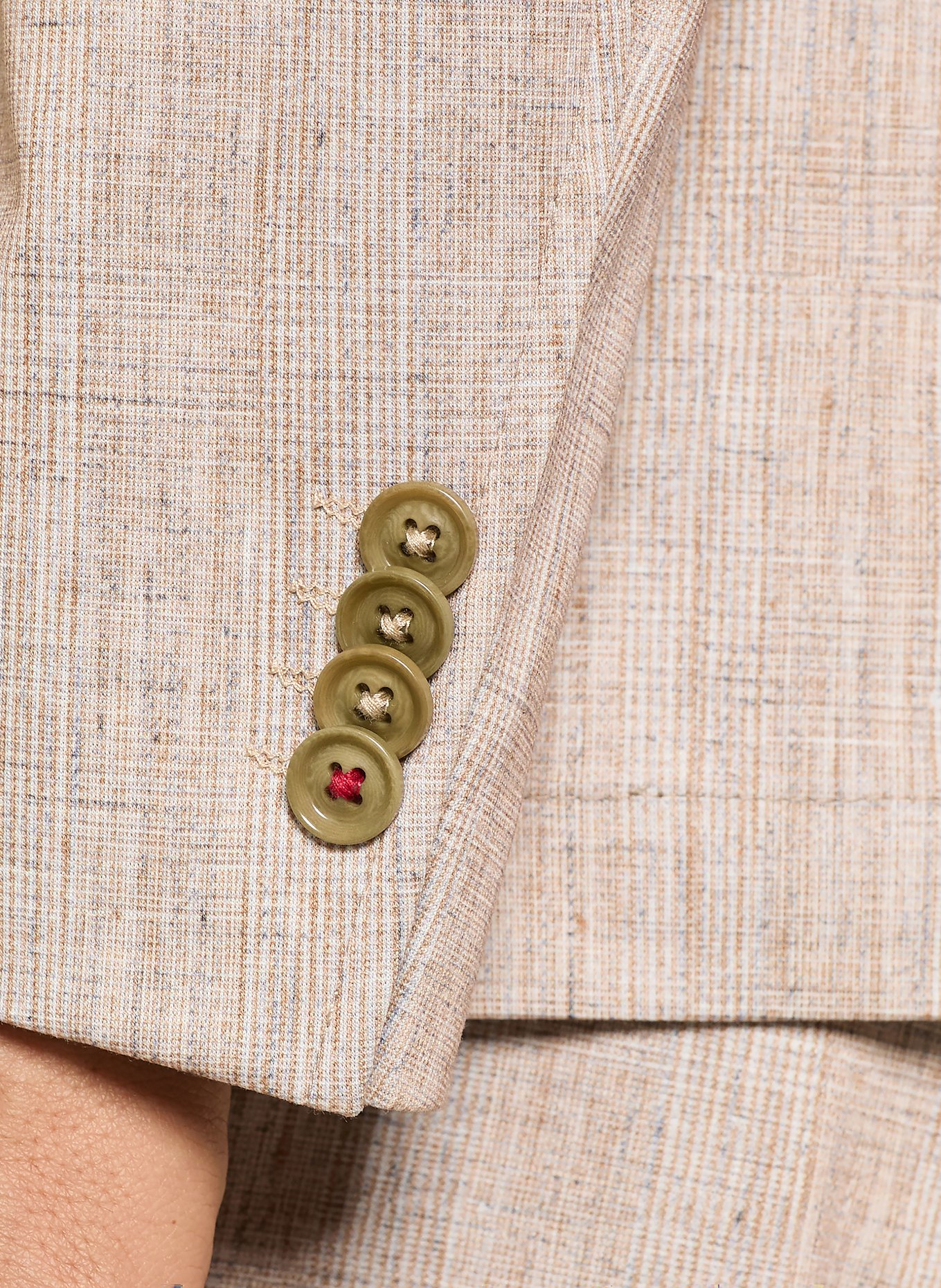 CG - CLUB of GENTS Colbert CG CARTER-J Extra Slim Fit: 23 dunkelbeige