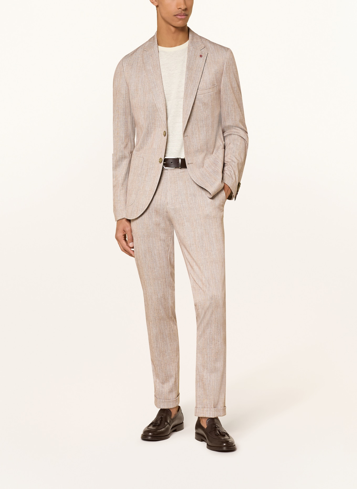 CG - CLUB of GENTS Pantalon CG CLOW-J Extra Slim Fit: 23 dunkelbeige