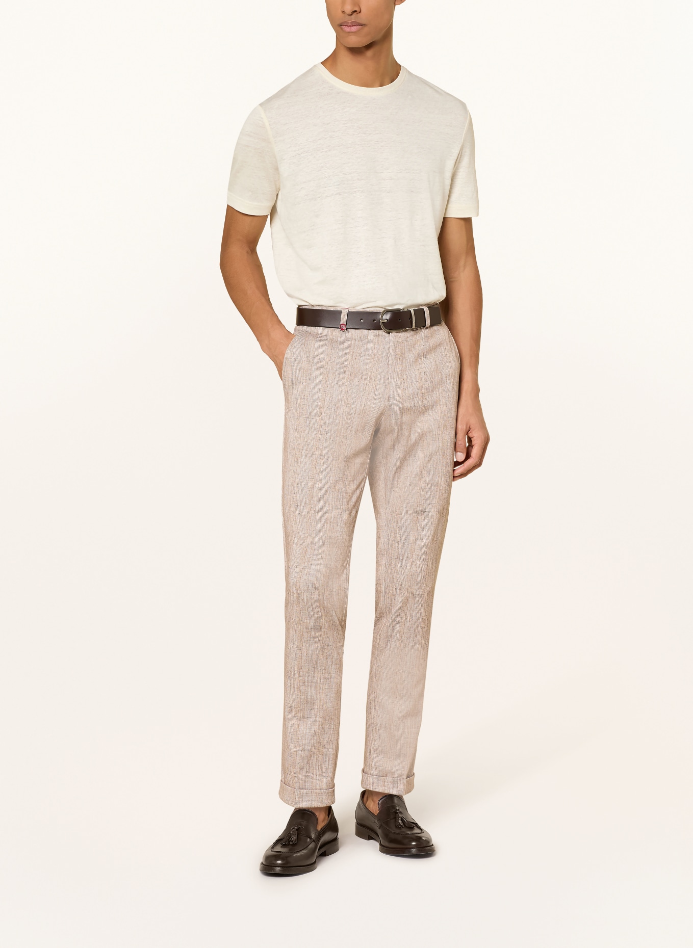 CG - CLUB of GENTS Pantalon CG CLOW-J Extra Slim Fit: 23 dunkelbeige