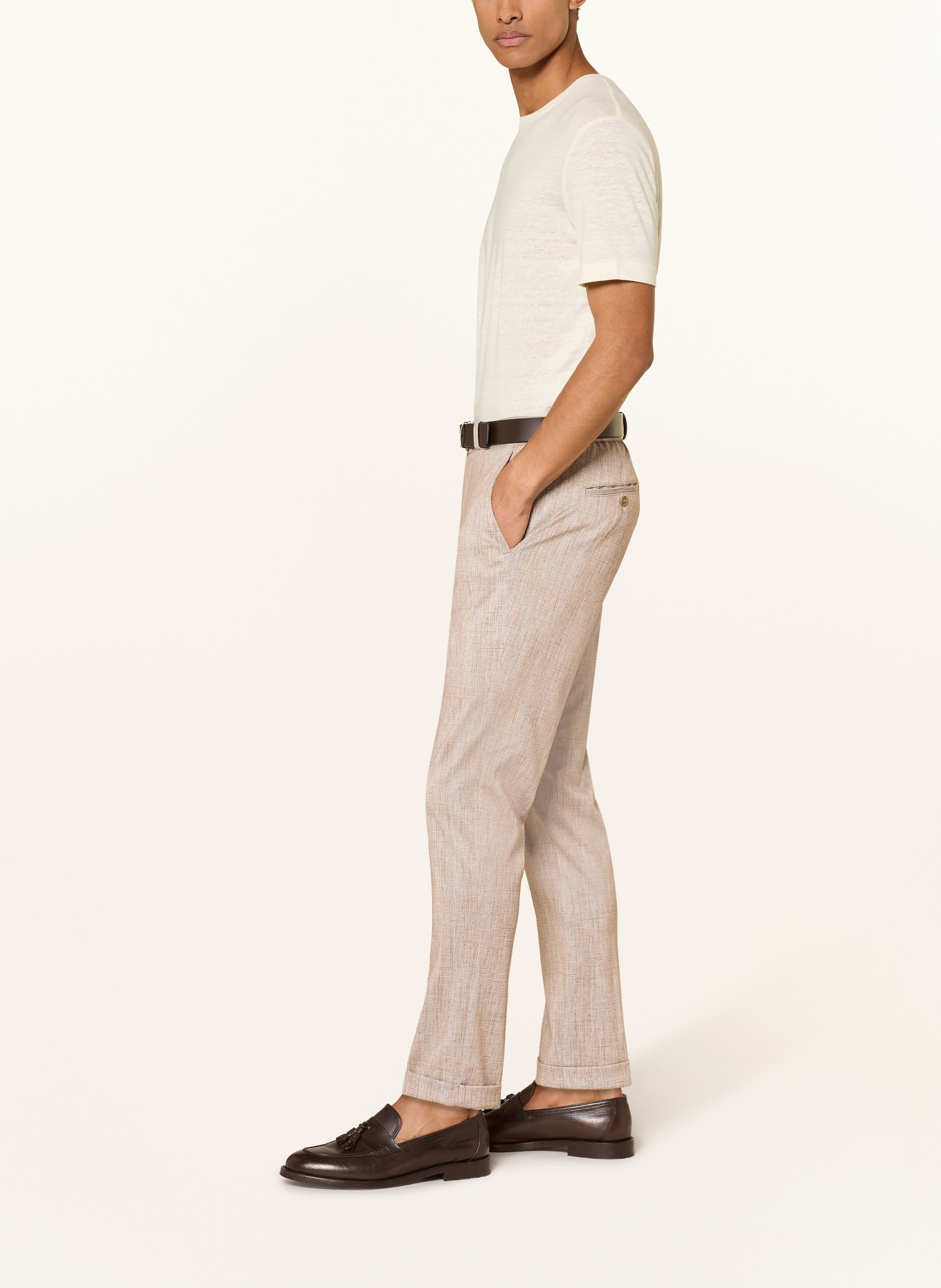 CG - CLUB of GENTS Pantalon CG CLOW-J Extra Slim Fit: 23 dunkelbeige
