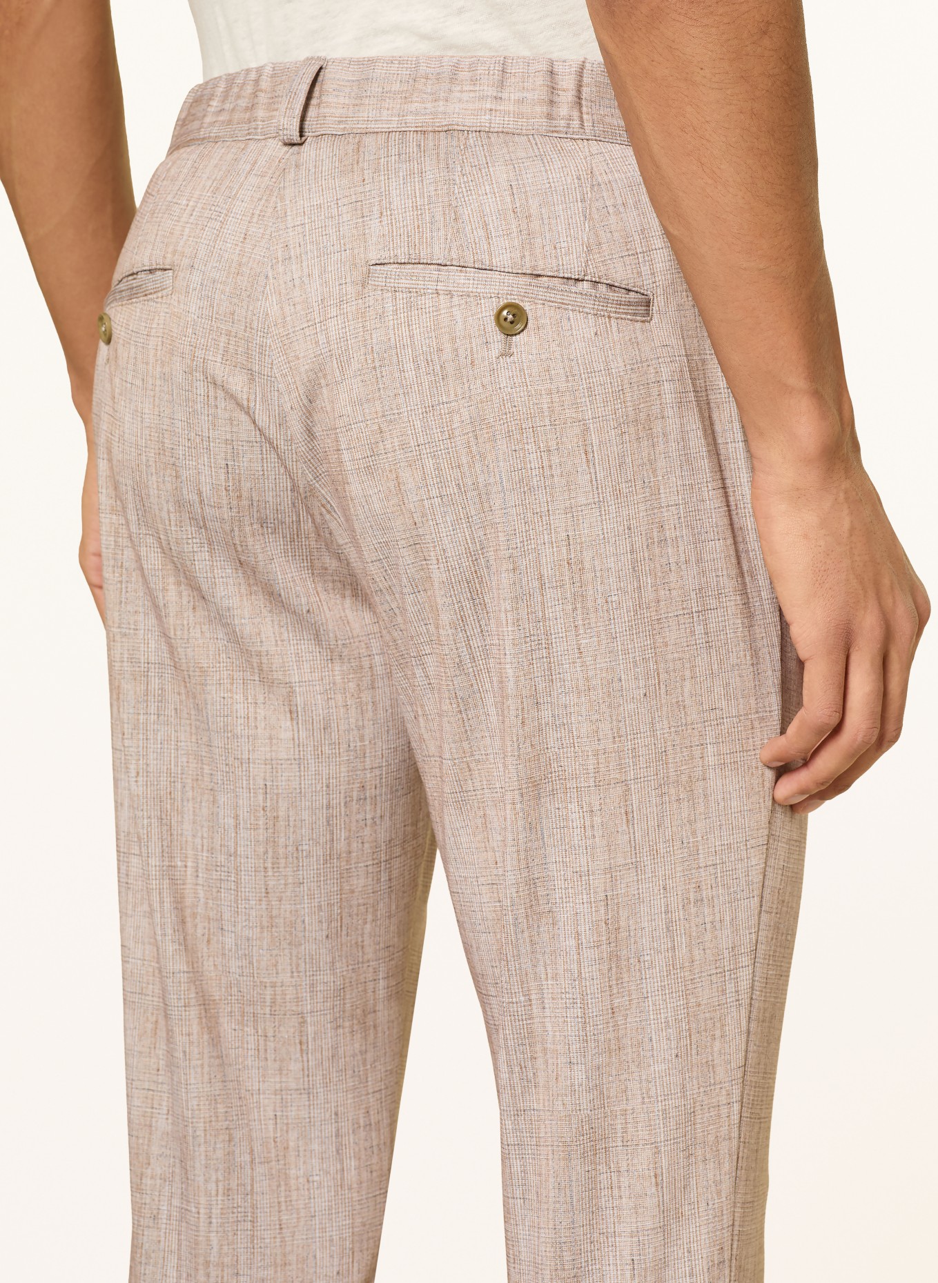 CG - CLUB of GENTS Pantalon CG CLOW-J Extra Slim Fit: 23 dunkelbeige