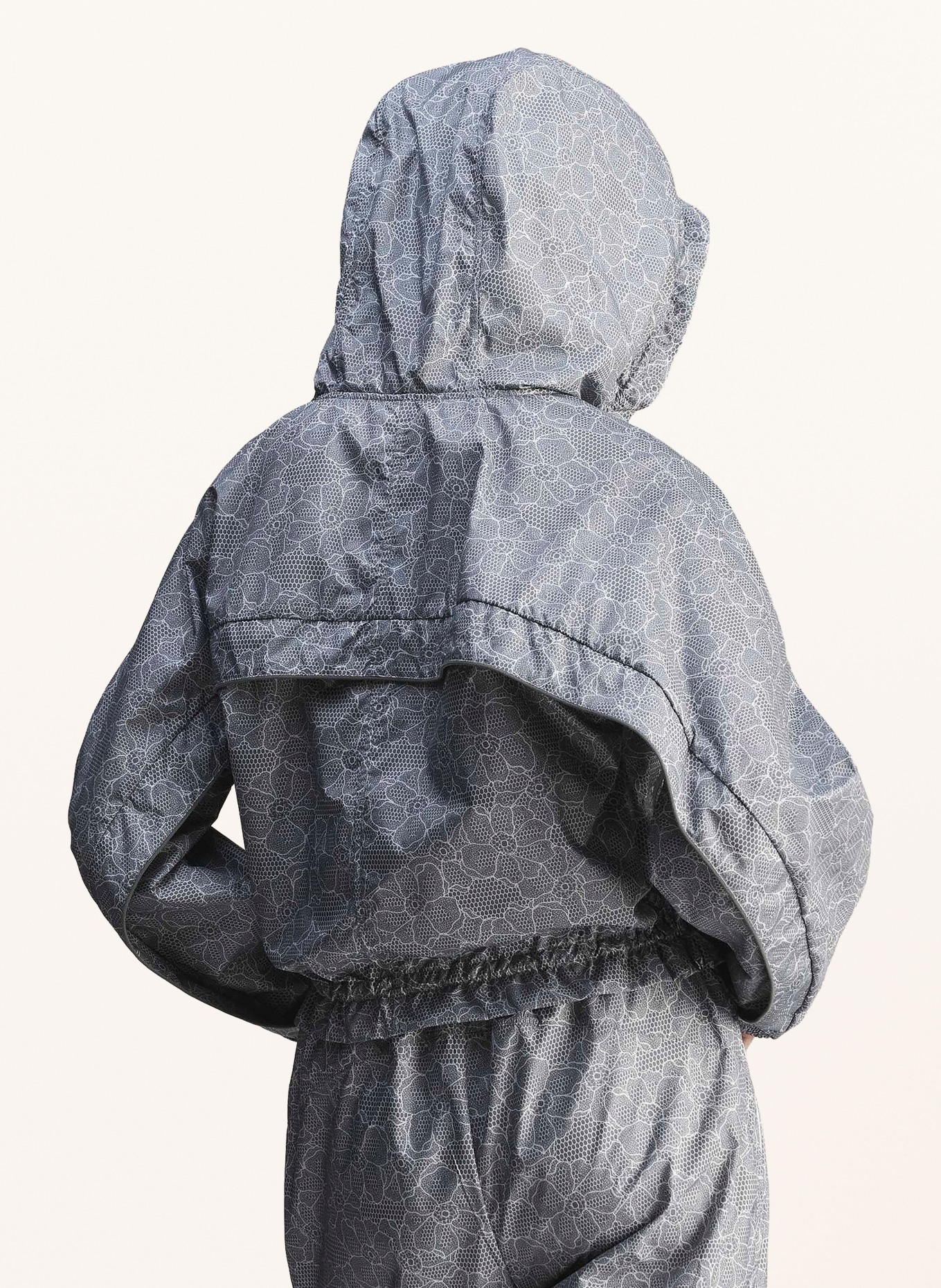 adidas by Stella McCartney Hardloopjack ADIDAS BY STELLA MCCARTNEY: BLAUWGRIJS