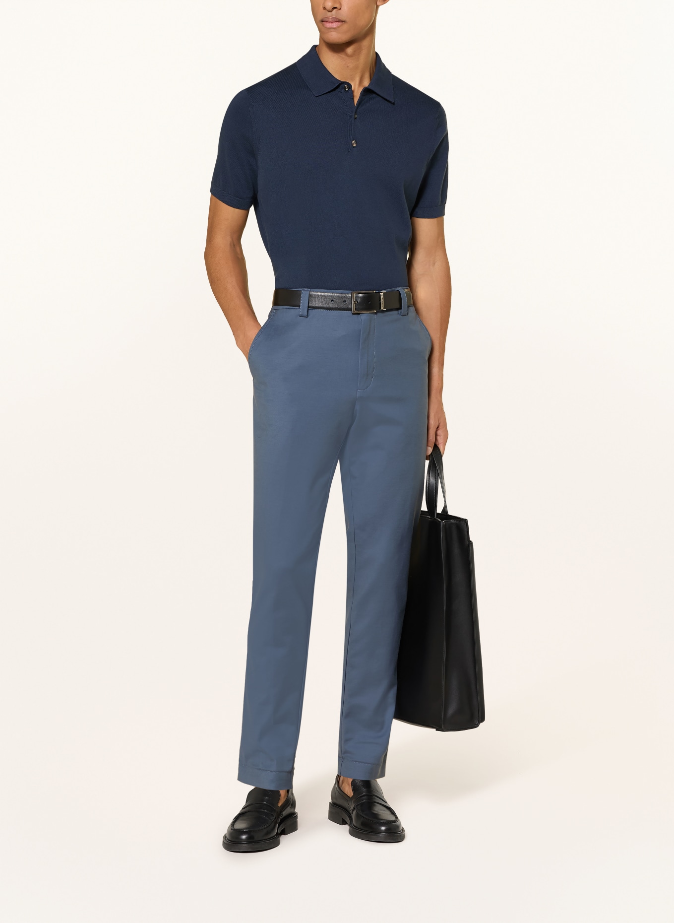 BOSS Chino KANE Regular Fit: DUNKELBLAU