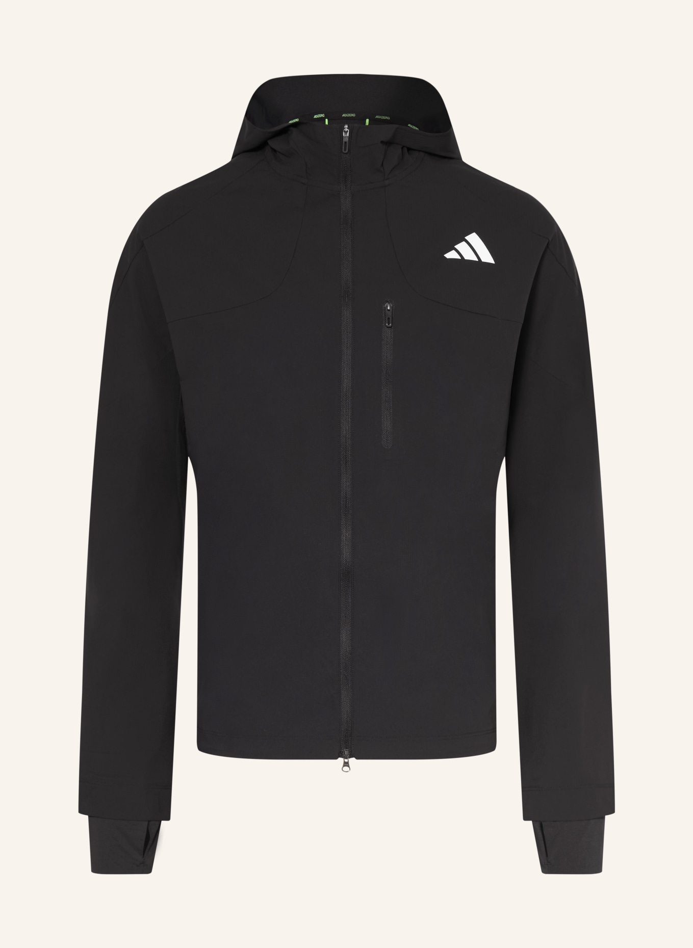 adidas Veste de course ADIZERO: NOIR